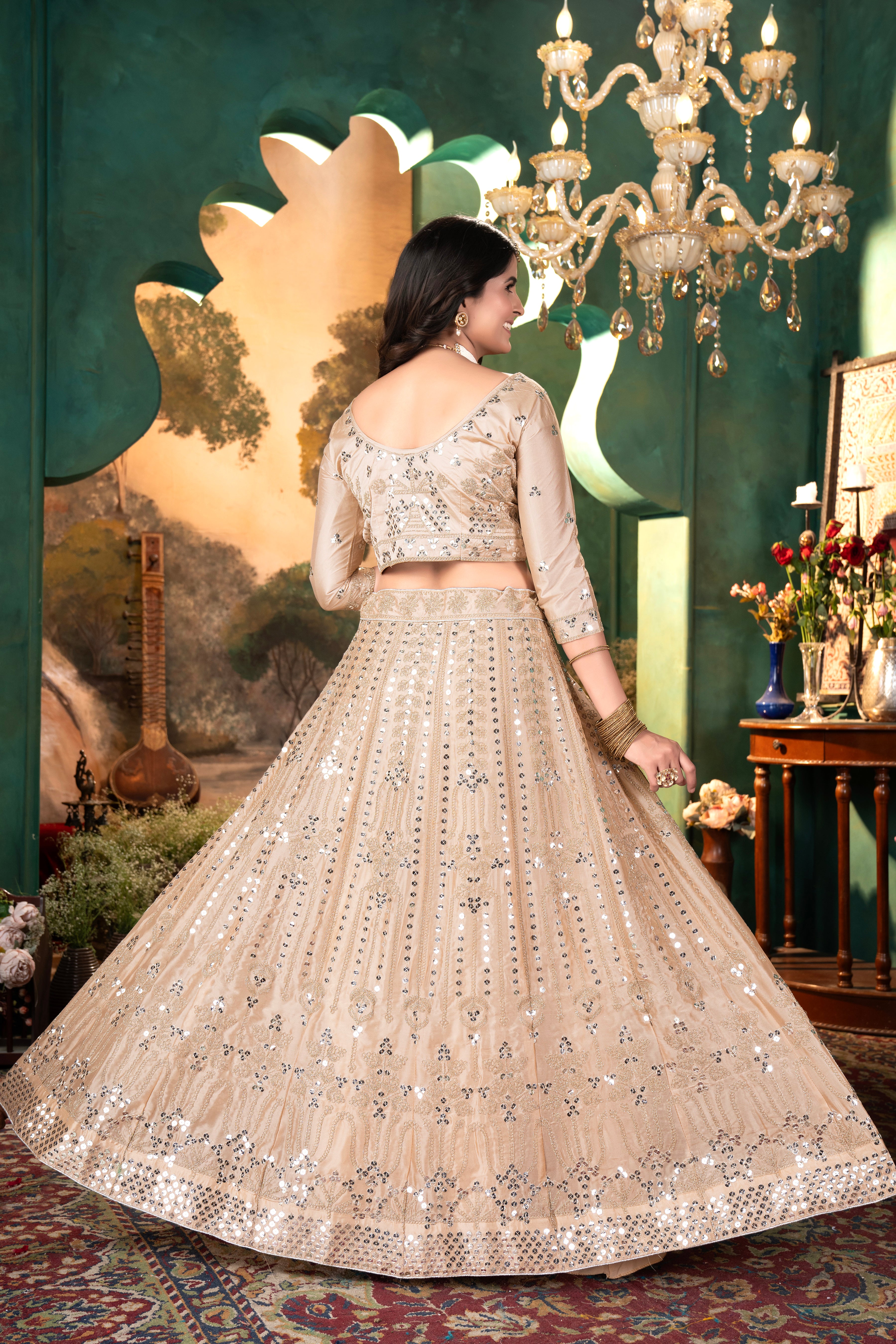 Real Modelling Lehenga