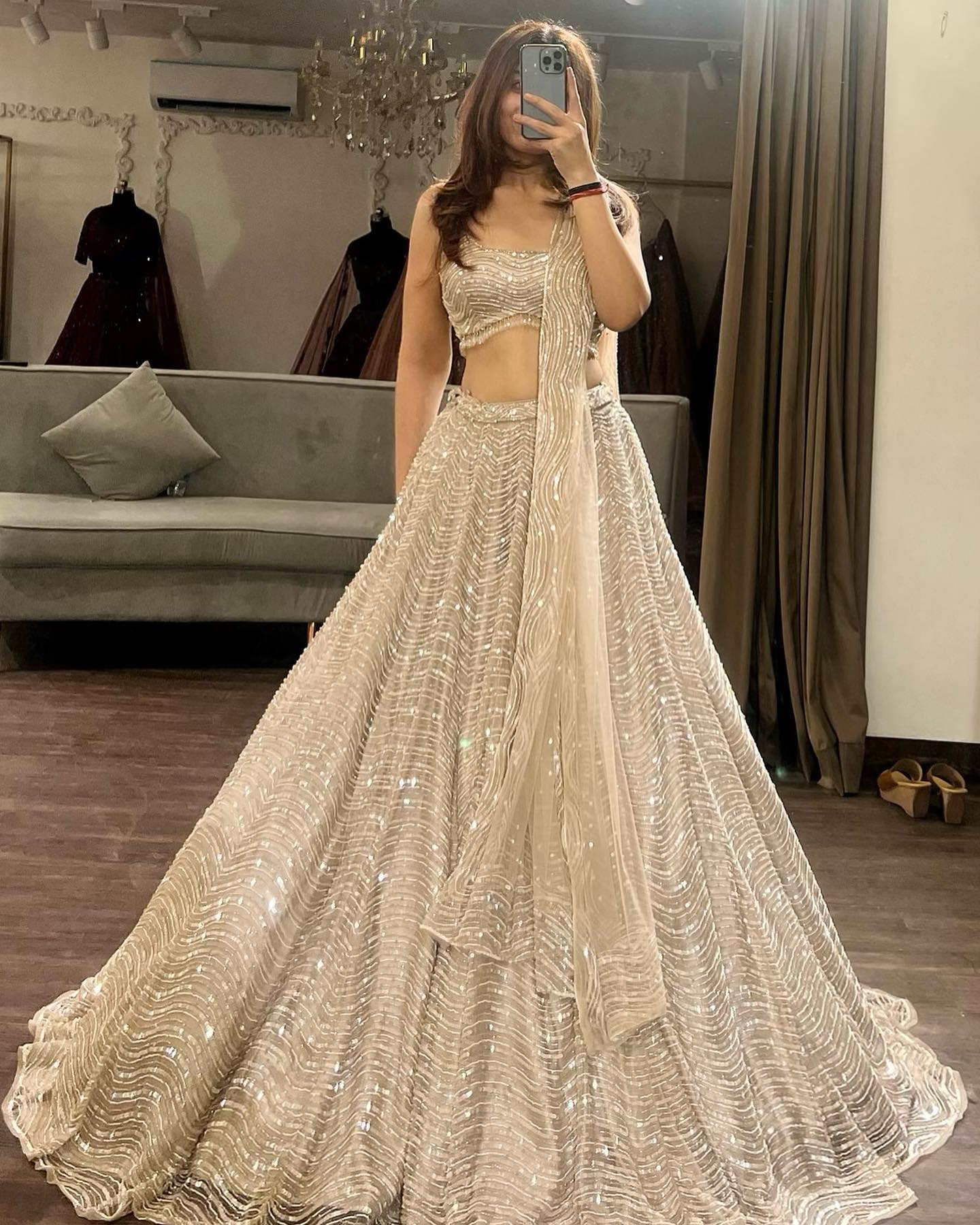 Beautiful Organza Lehenga