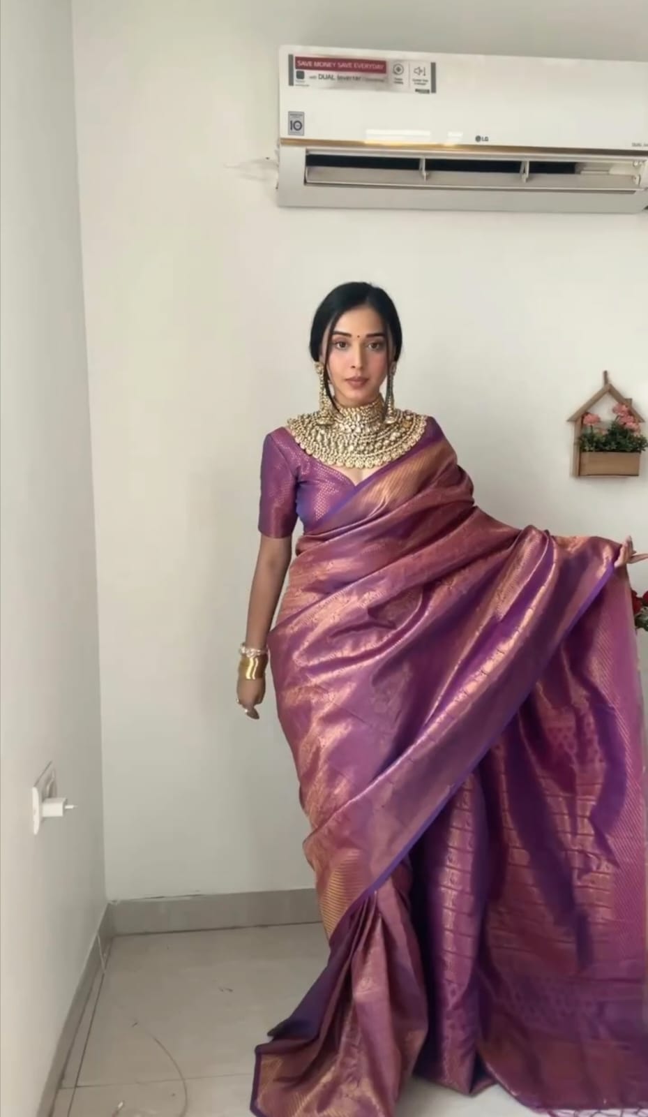 Hot Selling Banarasi Ready To Wear Saree