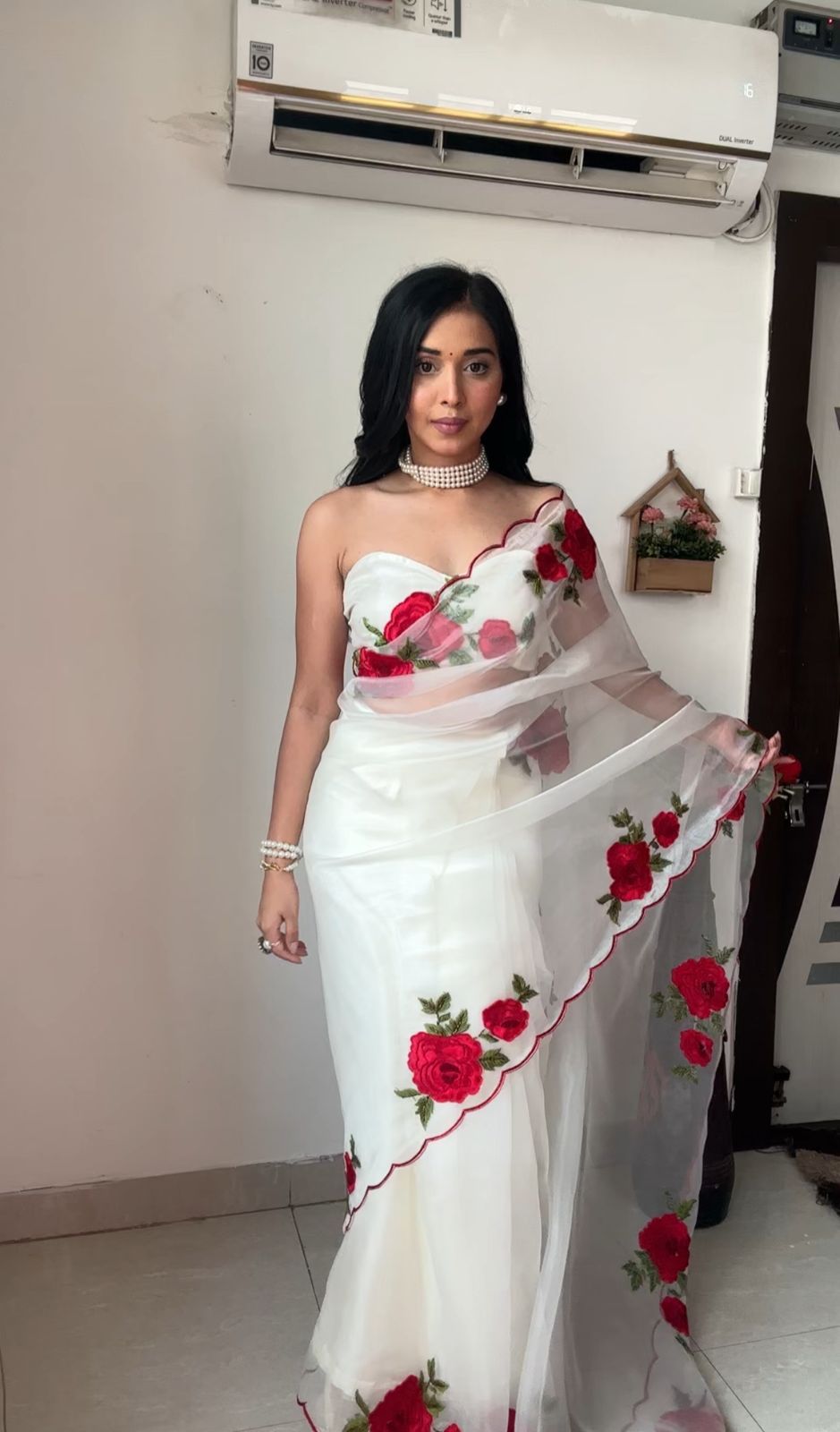 Trending Flower Saree