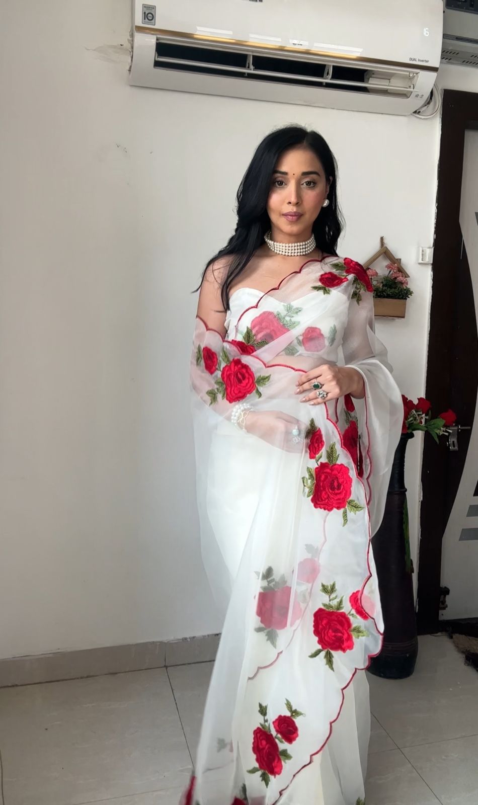 Trending Flower Saree