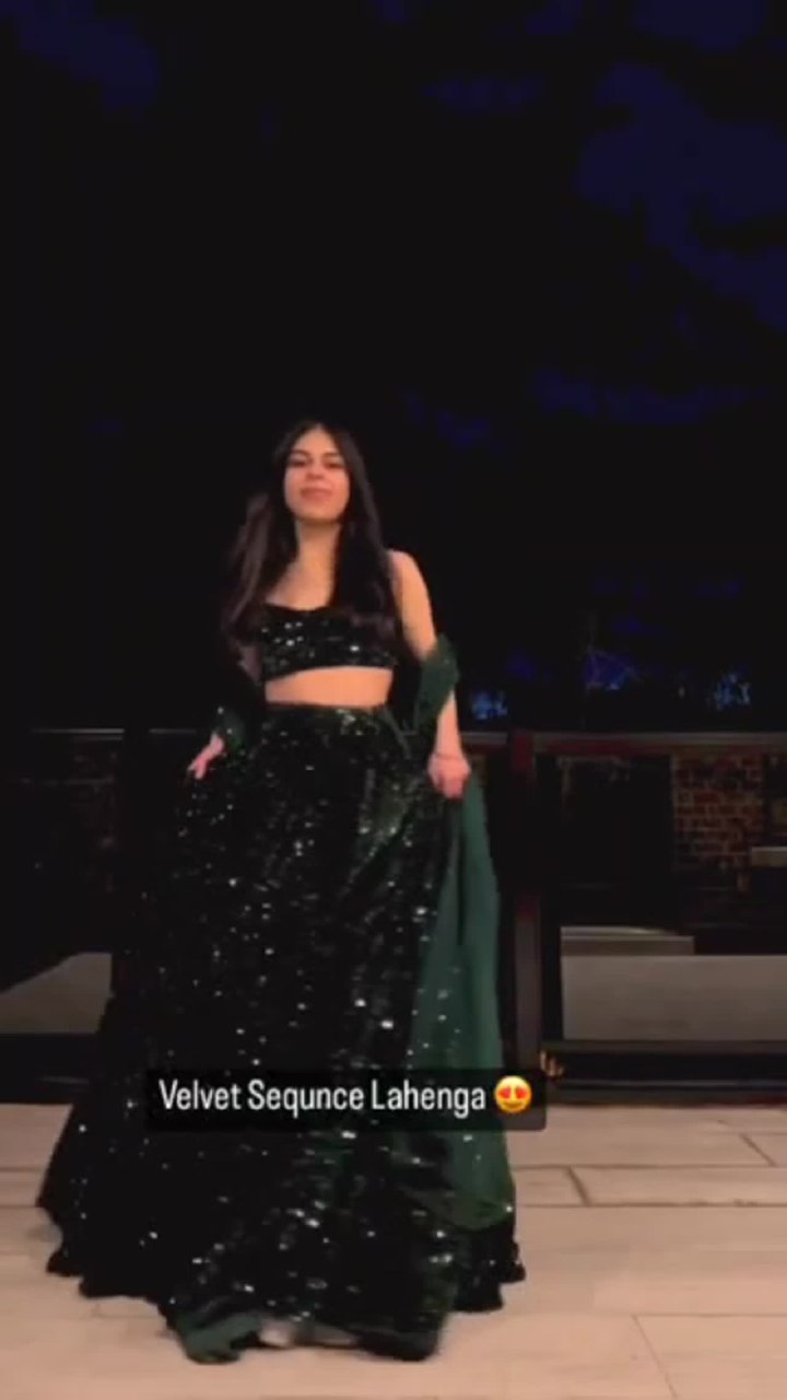 Bottle Green Lehenga