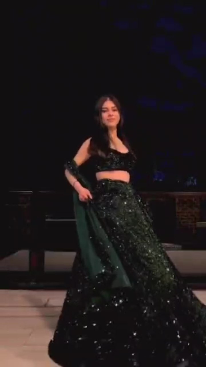 Bottle Green Lehenga