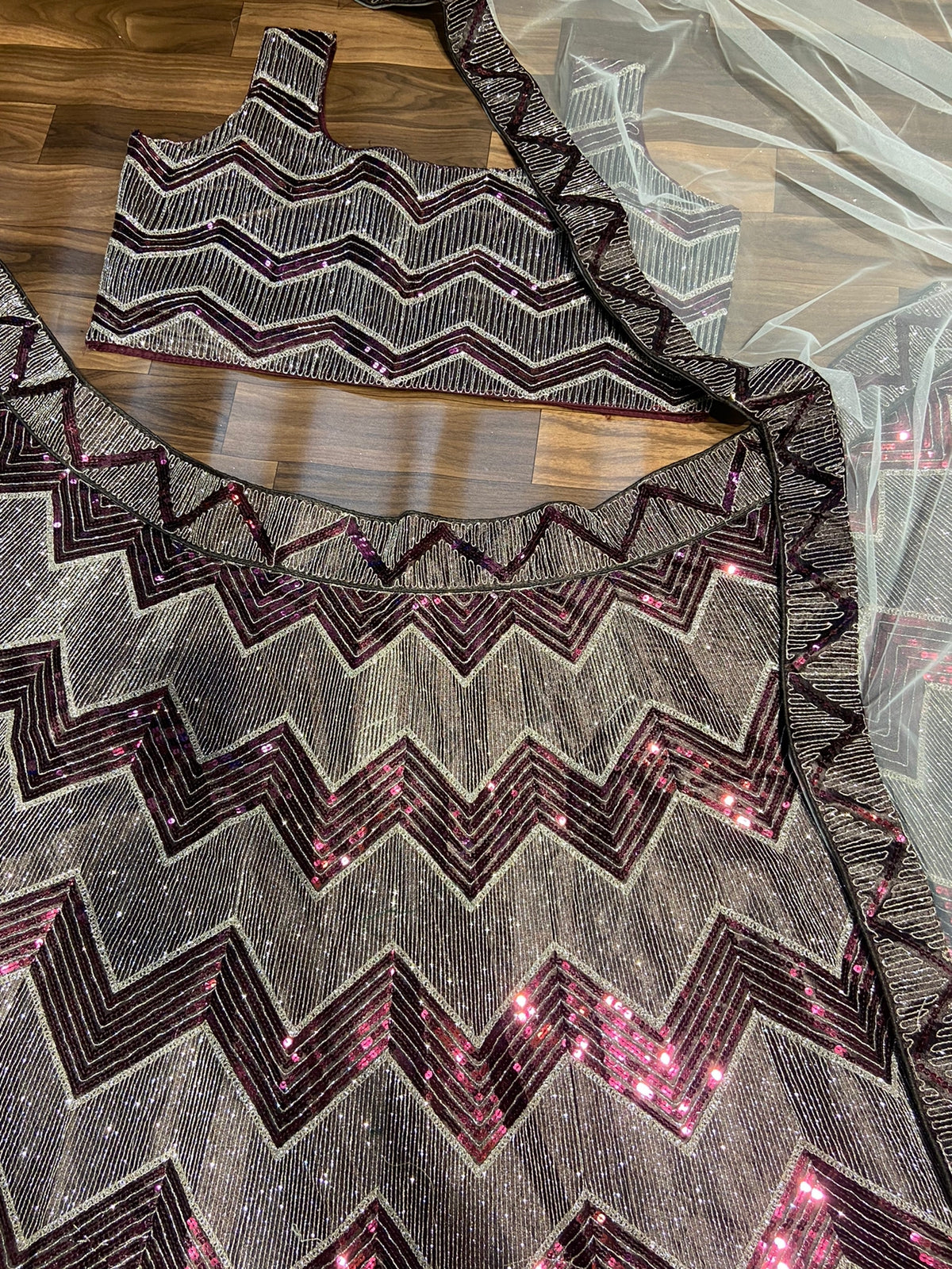 Beautiful Zig Zag Lehenga