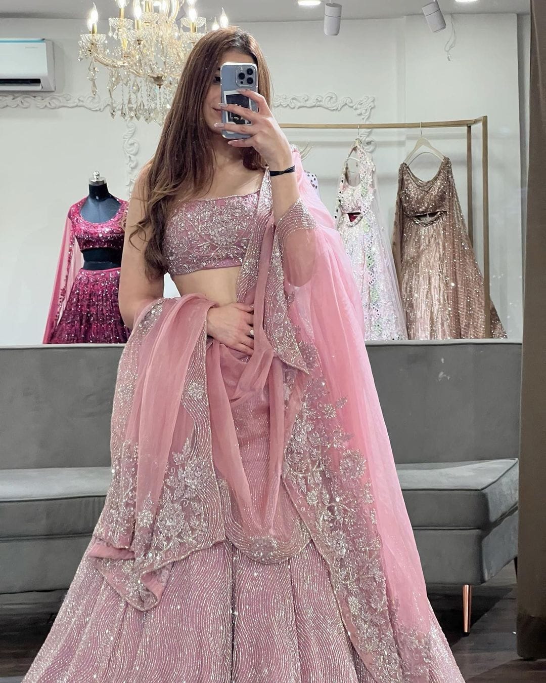 Hot Seller Pink Lehenga