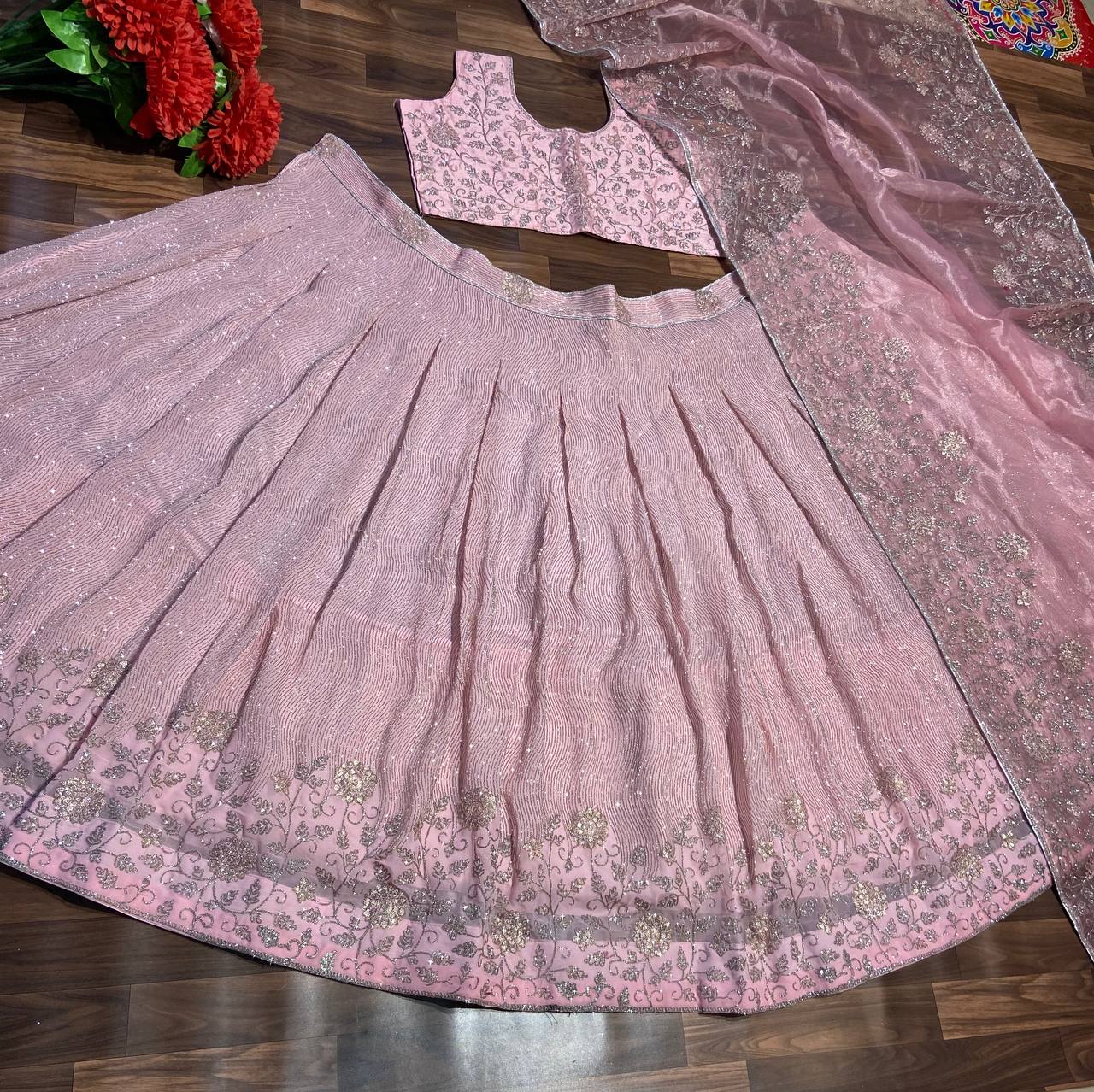 Hot Seller Pink Lehenga