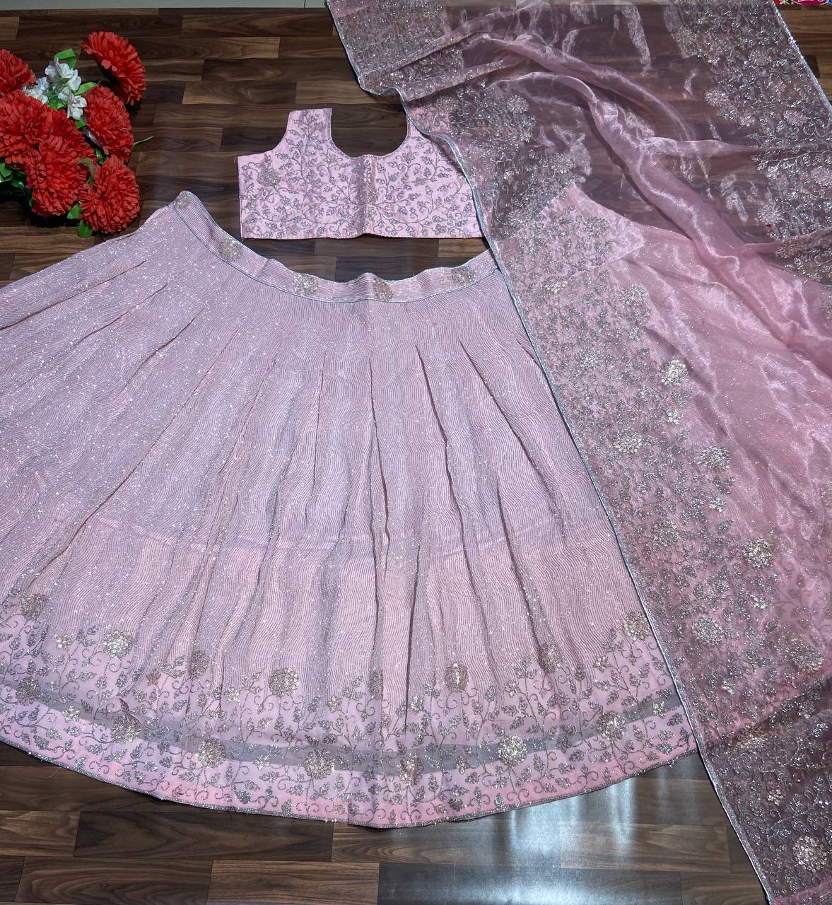 Hot Seller Pink Lehenga