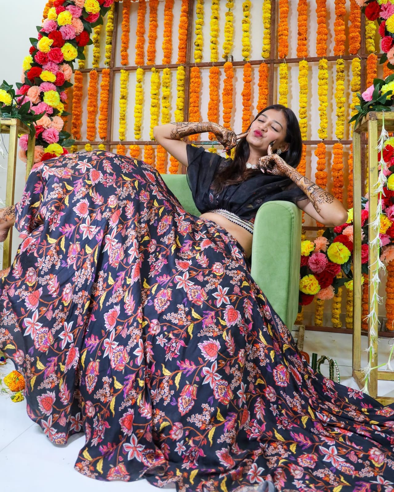 Beautiful Floral Lehenga