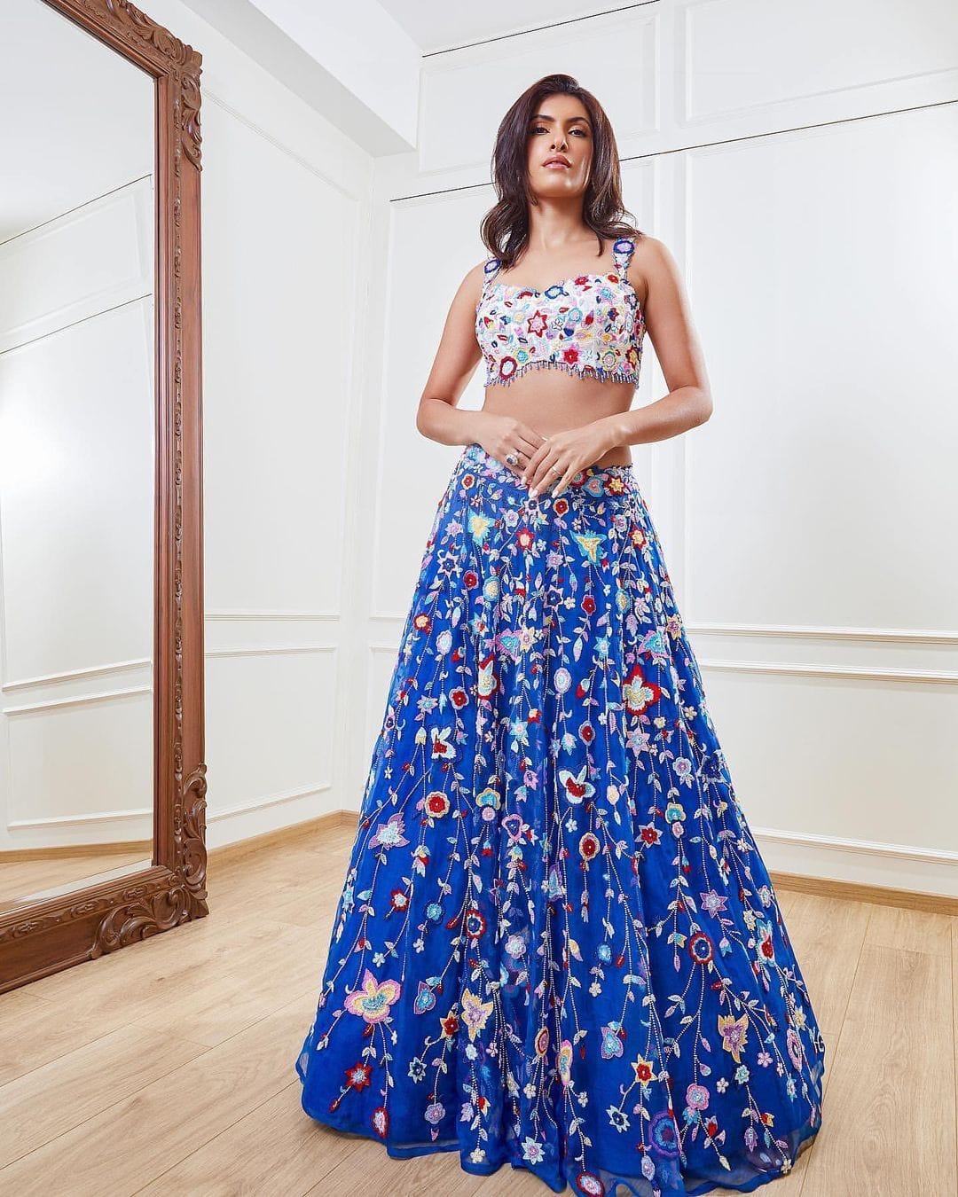 Beautiful  Blue Lehenga