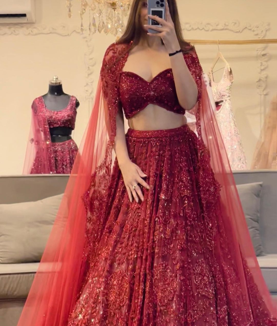 Merry Christmas Lehenga