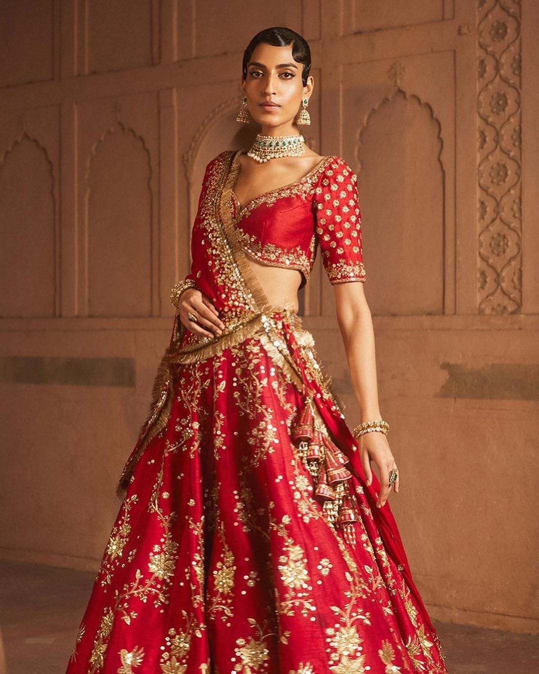 Red Hot Lehenga