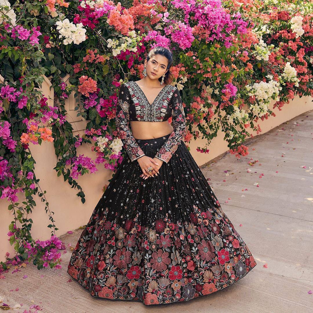 Black Lehenga