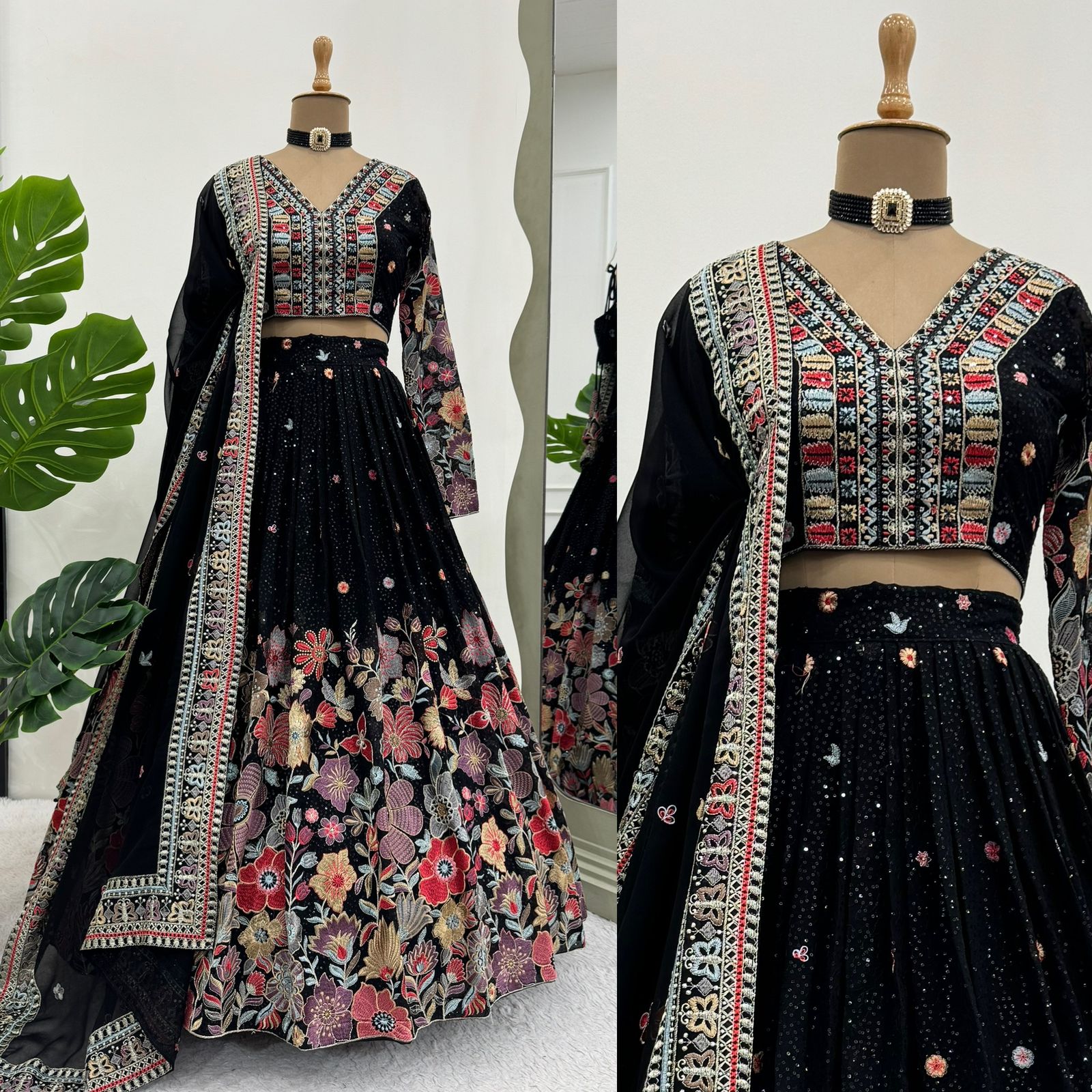 Black Lehenga