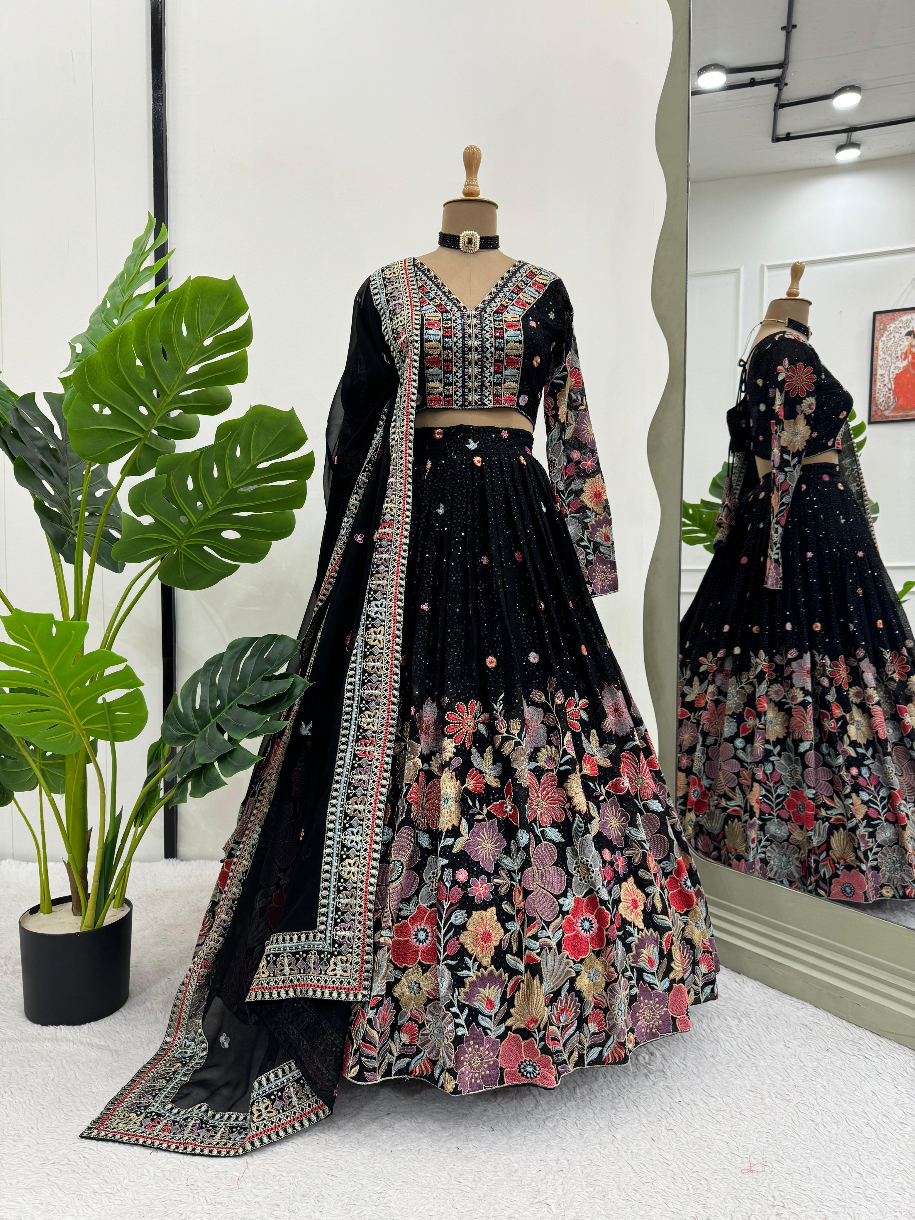 Black Lehenga