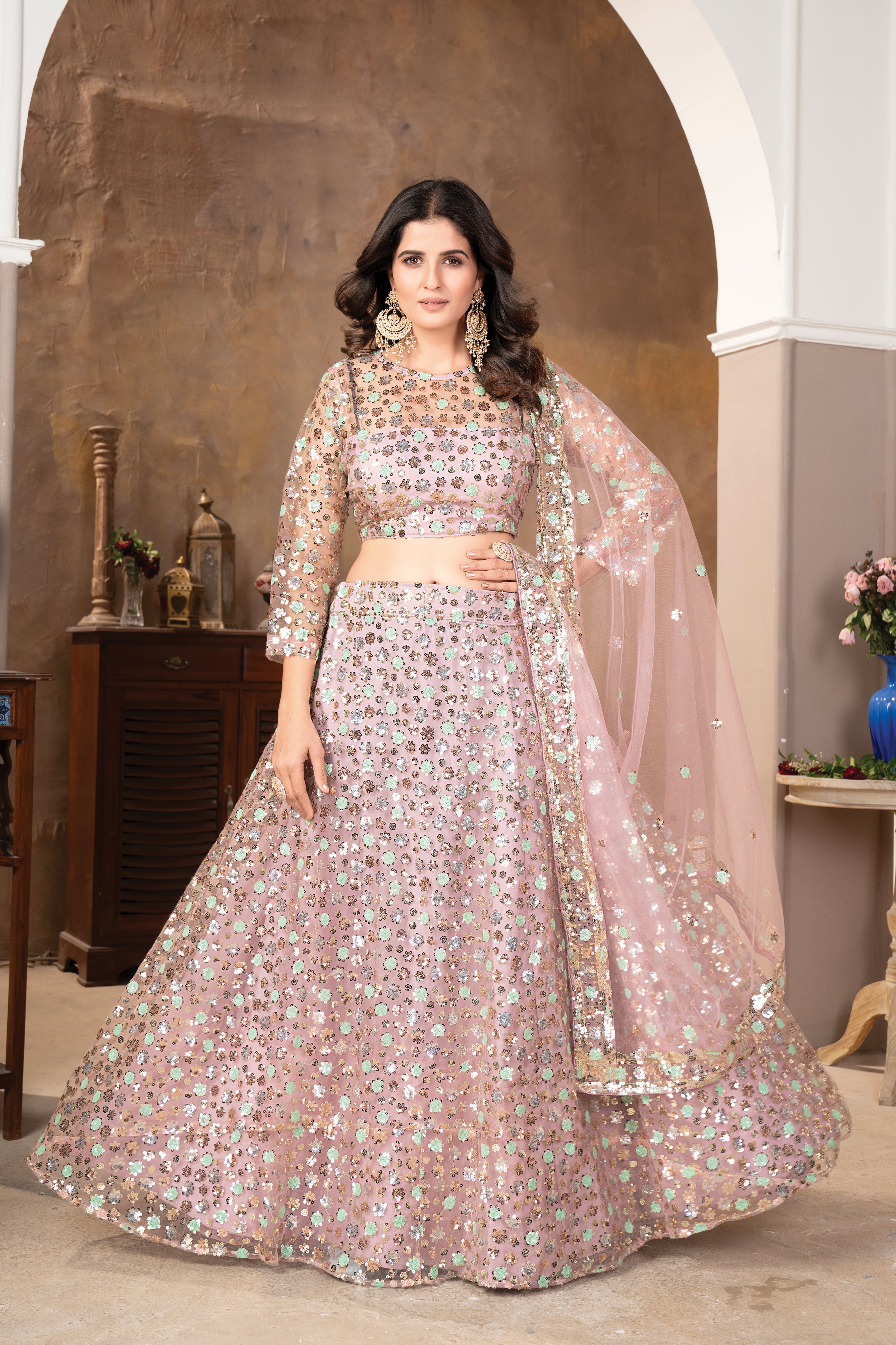 Onion Lehenga