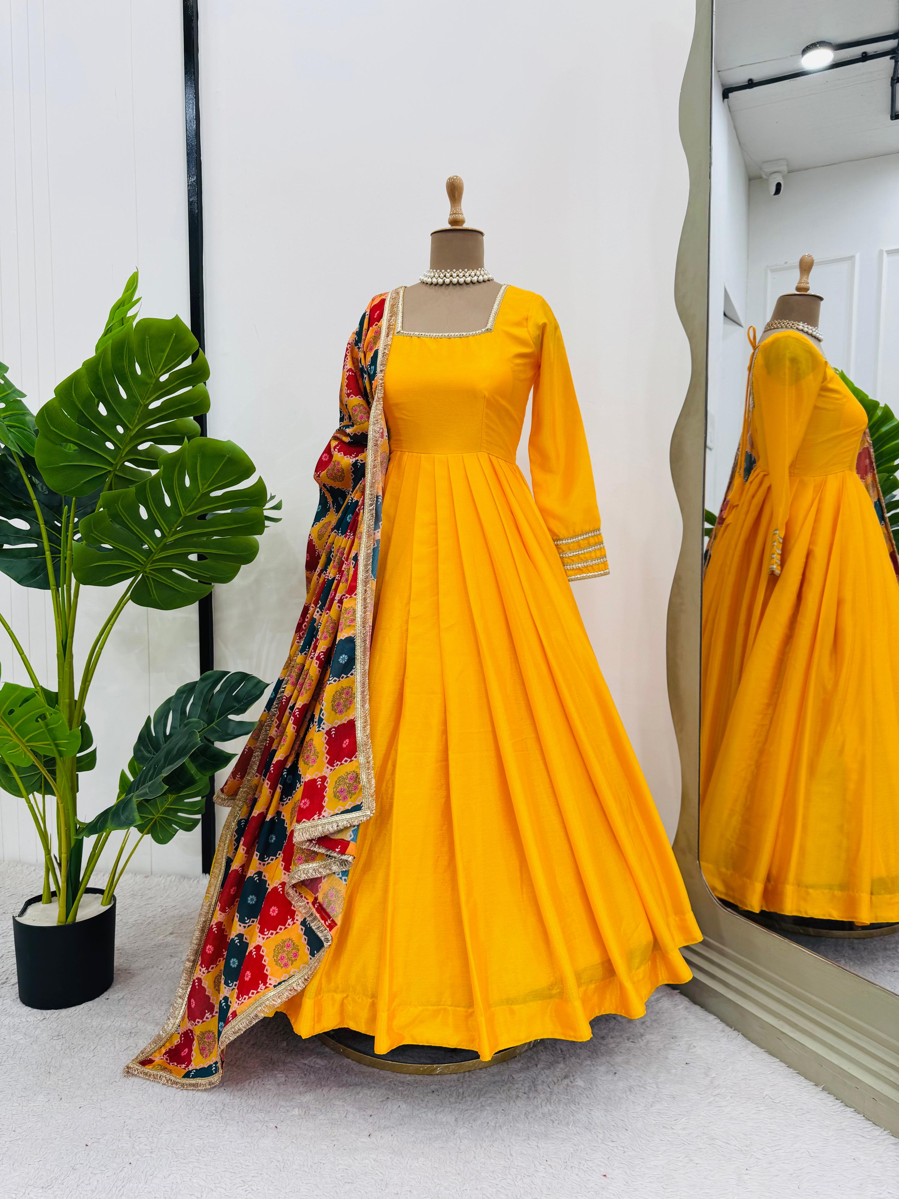 Haldi Special Dress