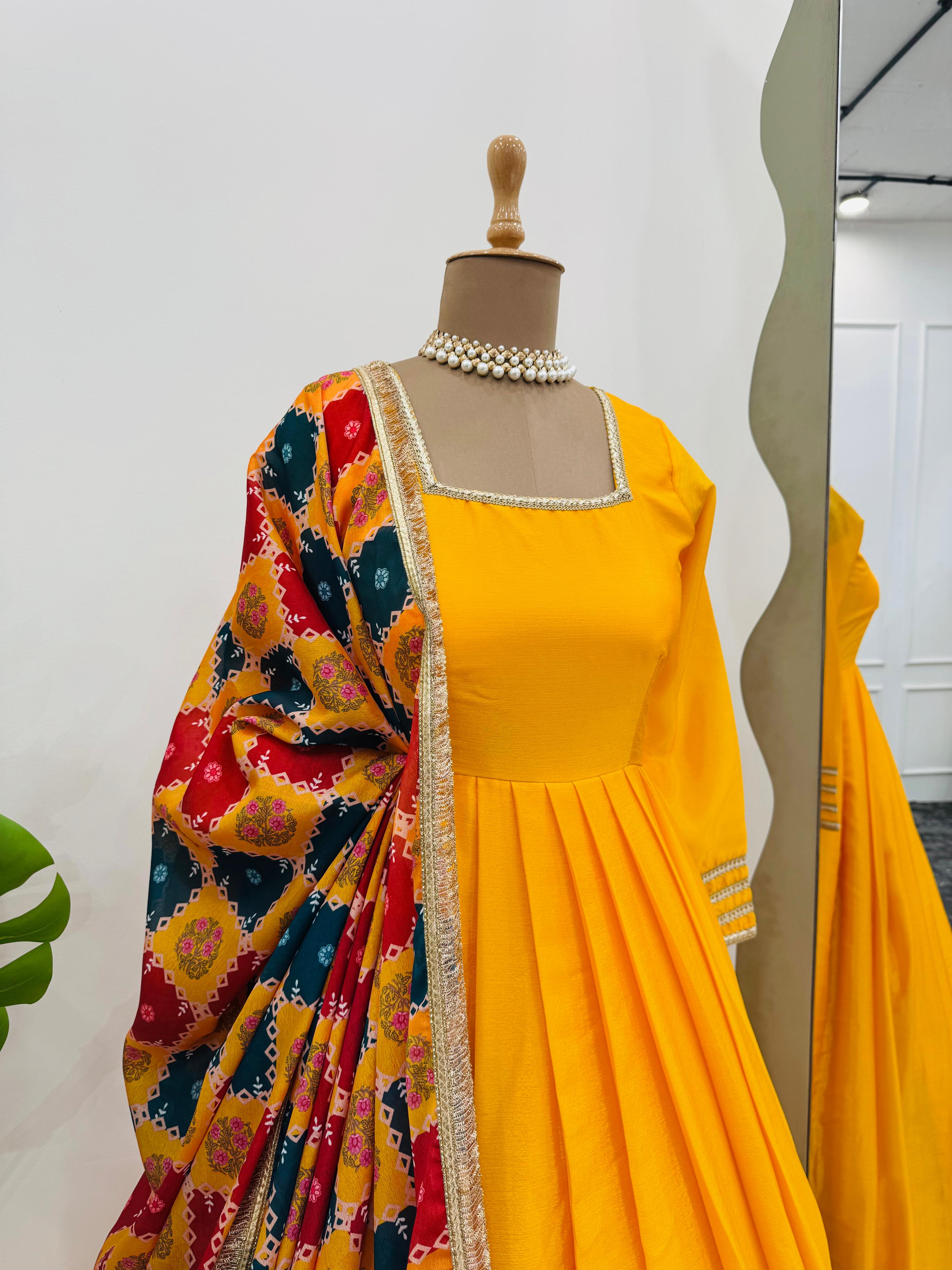 Haldi Special Dress