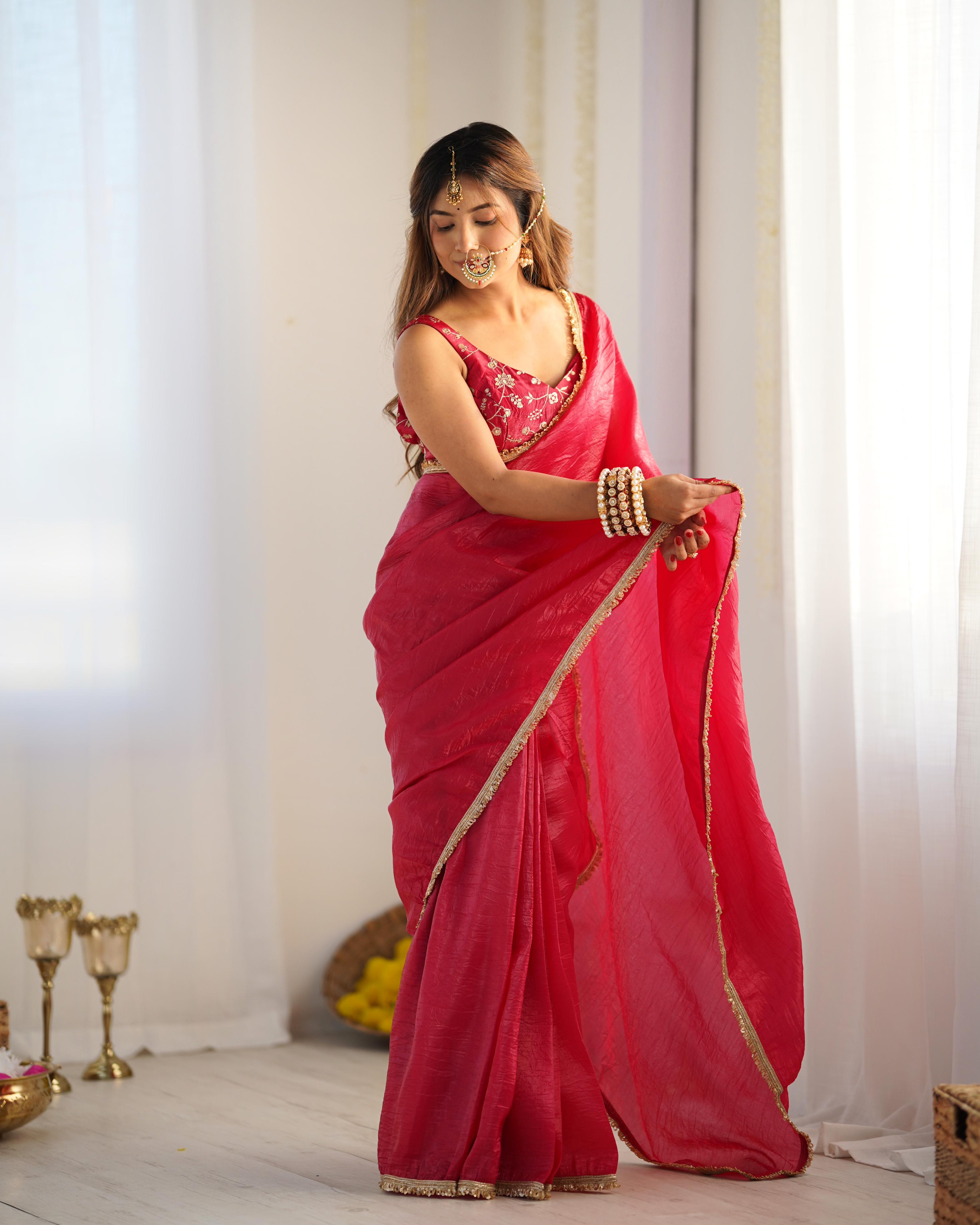 Good Crush Drape Saree