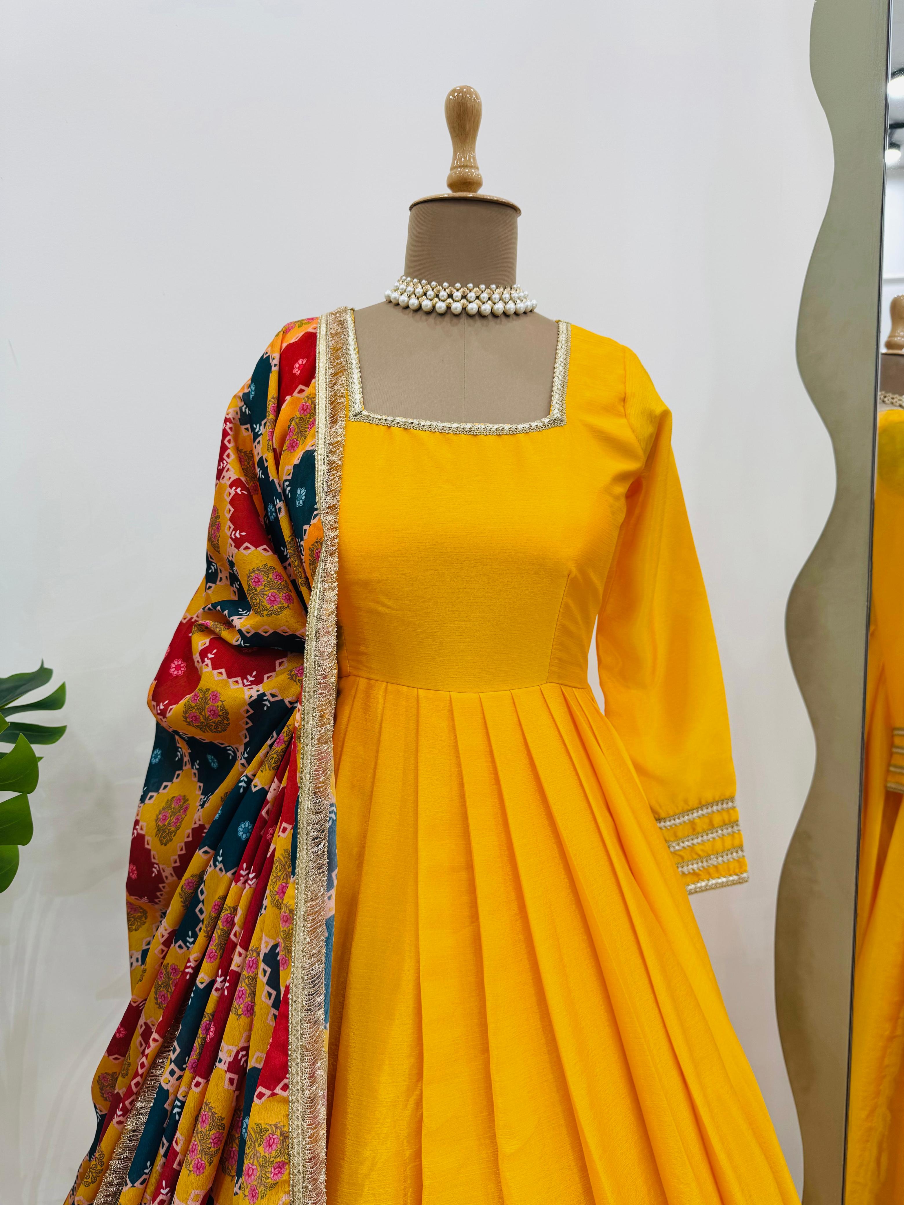 Haldi Special Dress