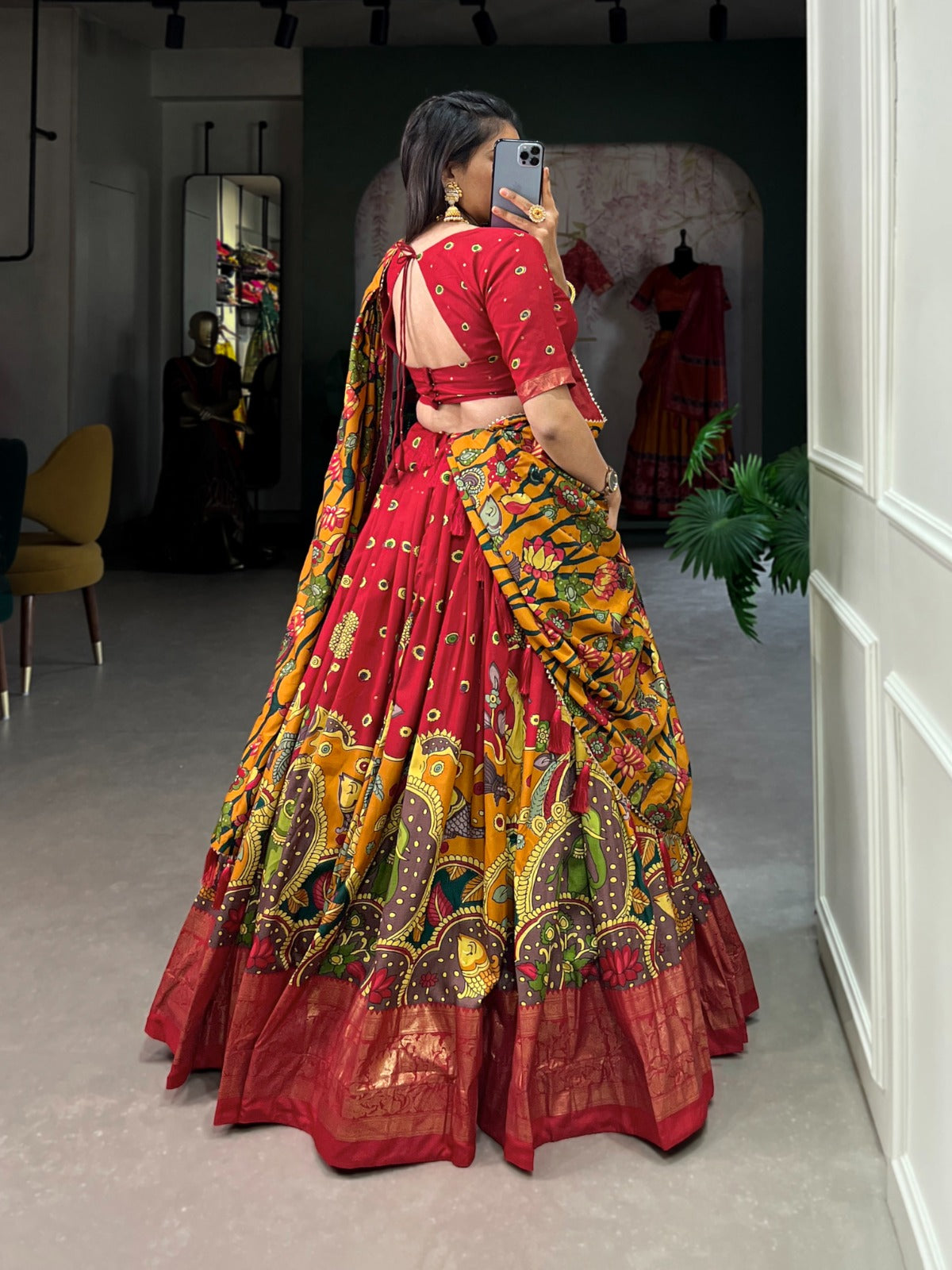 Kalamkari Print Lehengas