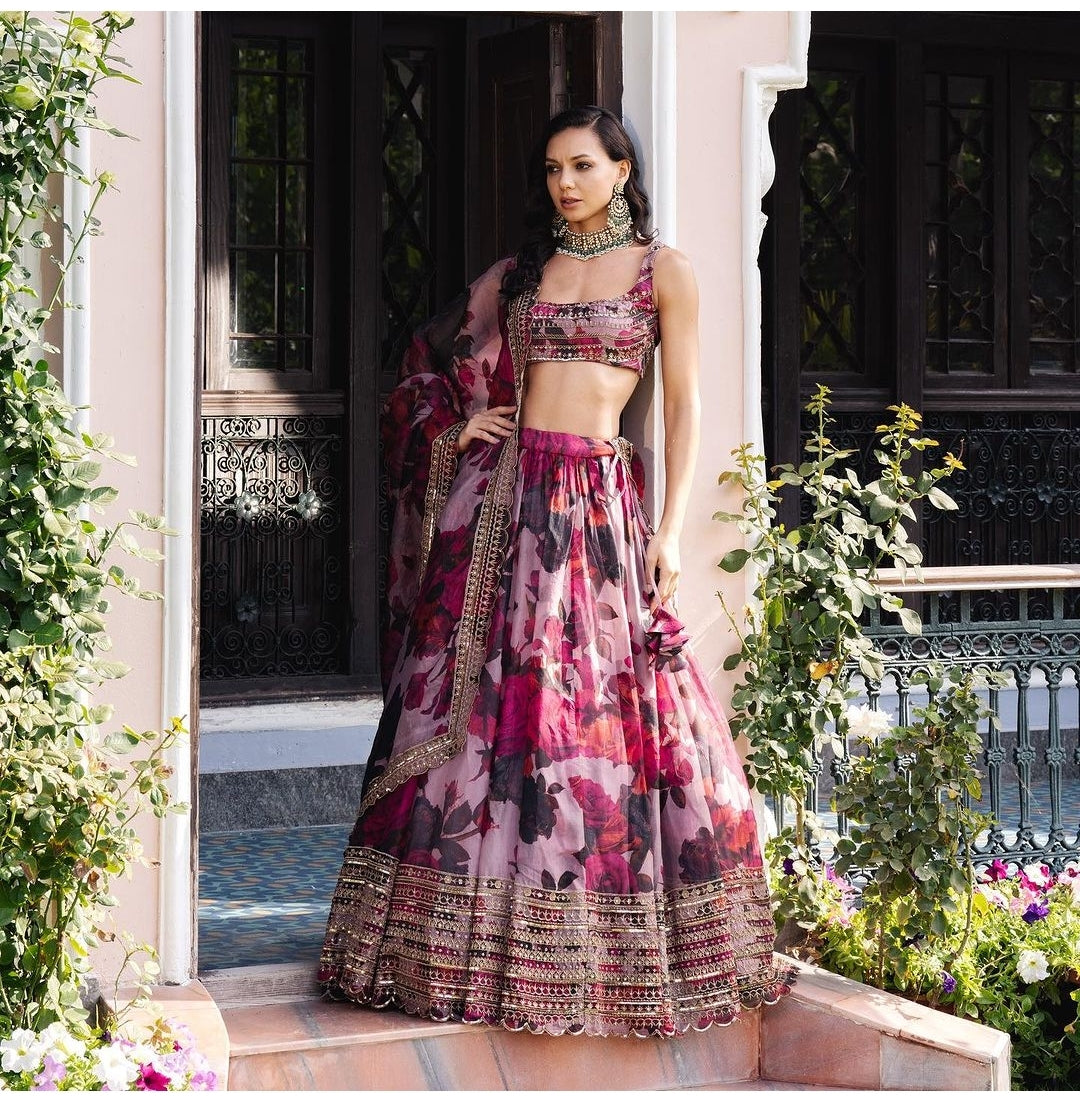 Most Beautiful Floral Lehenga