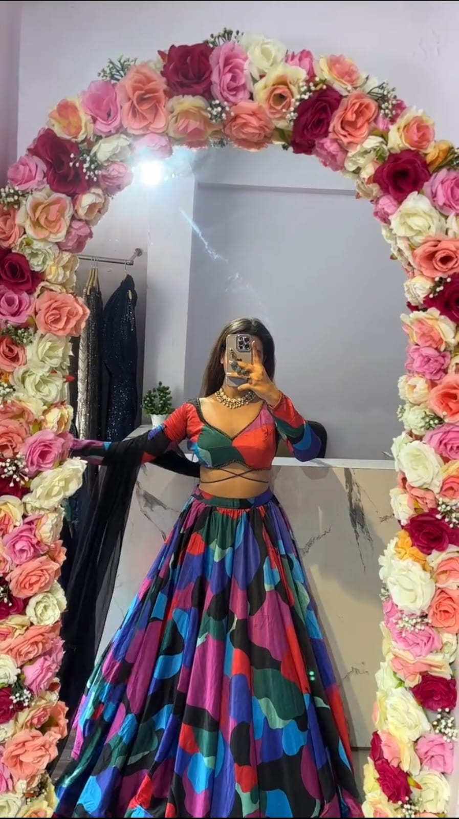 Multicoloured Lehenga