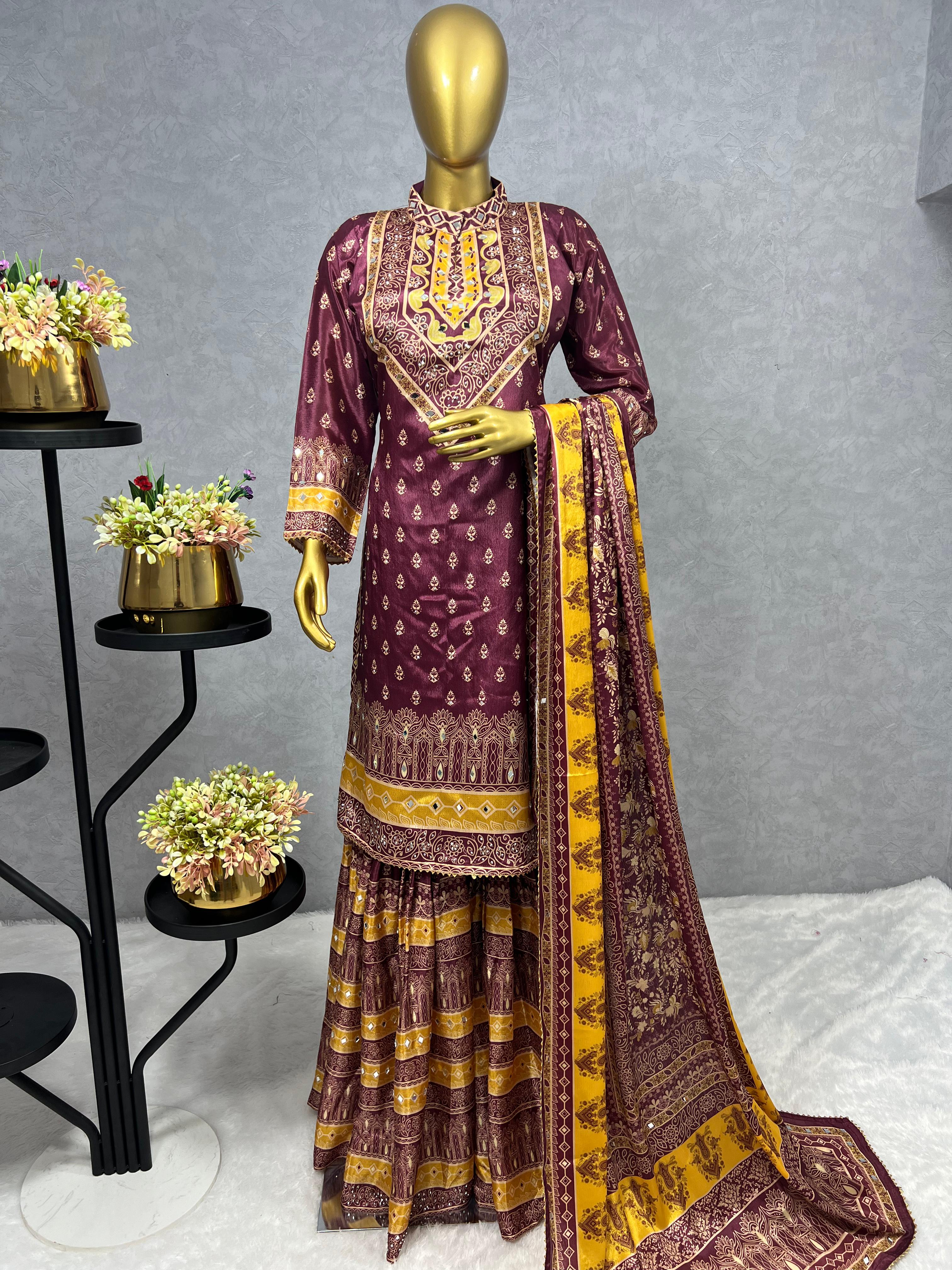 Party Wear Sharara Dress