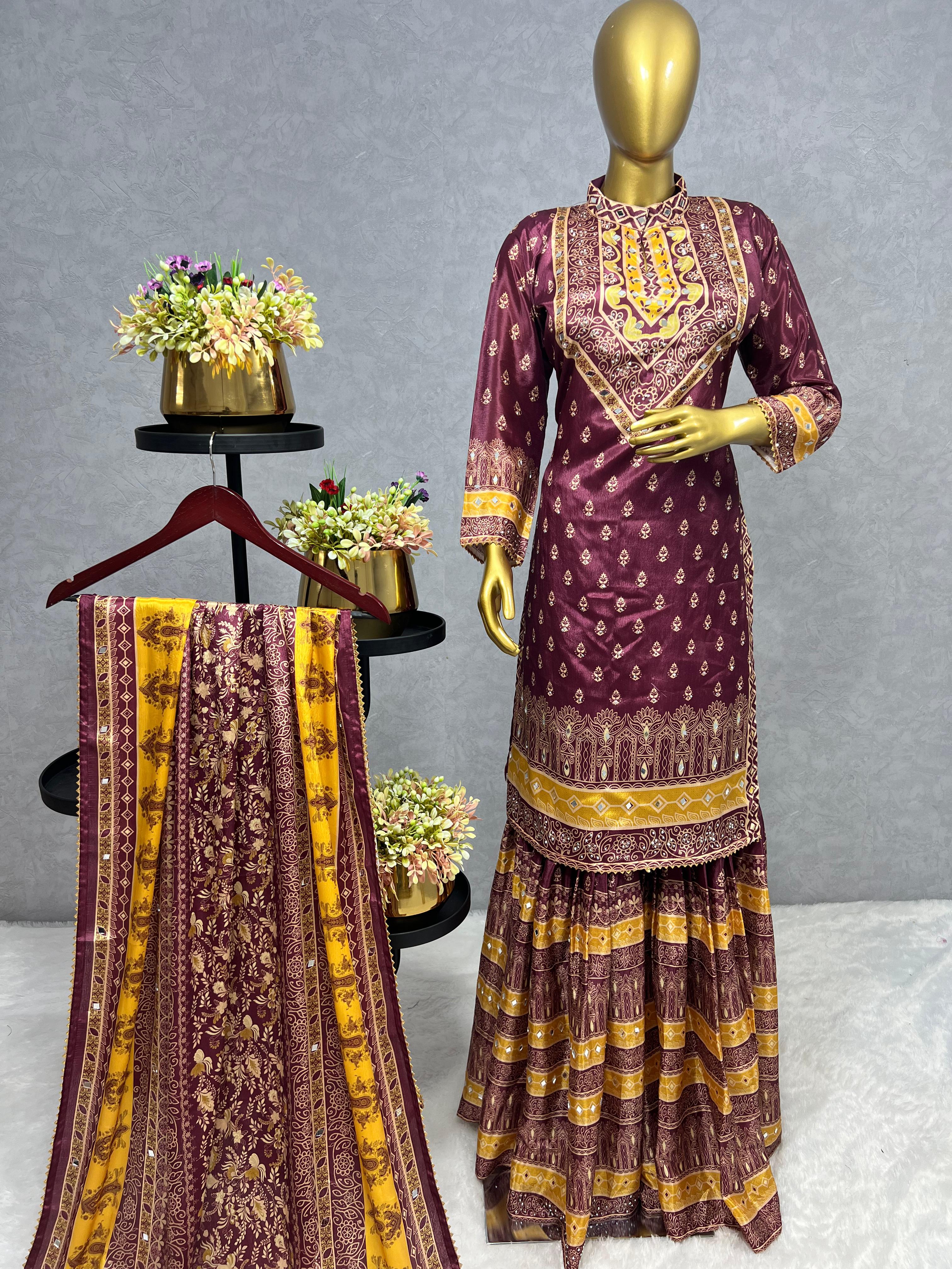 Party Wear Sharara Dress