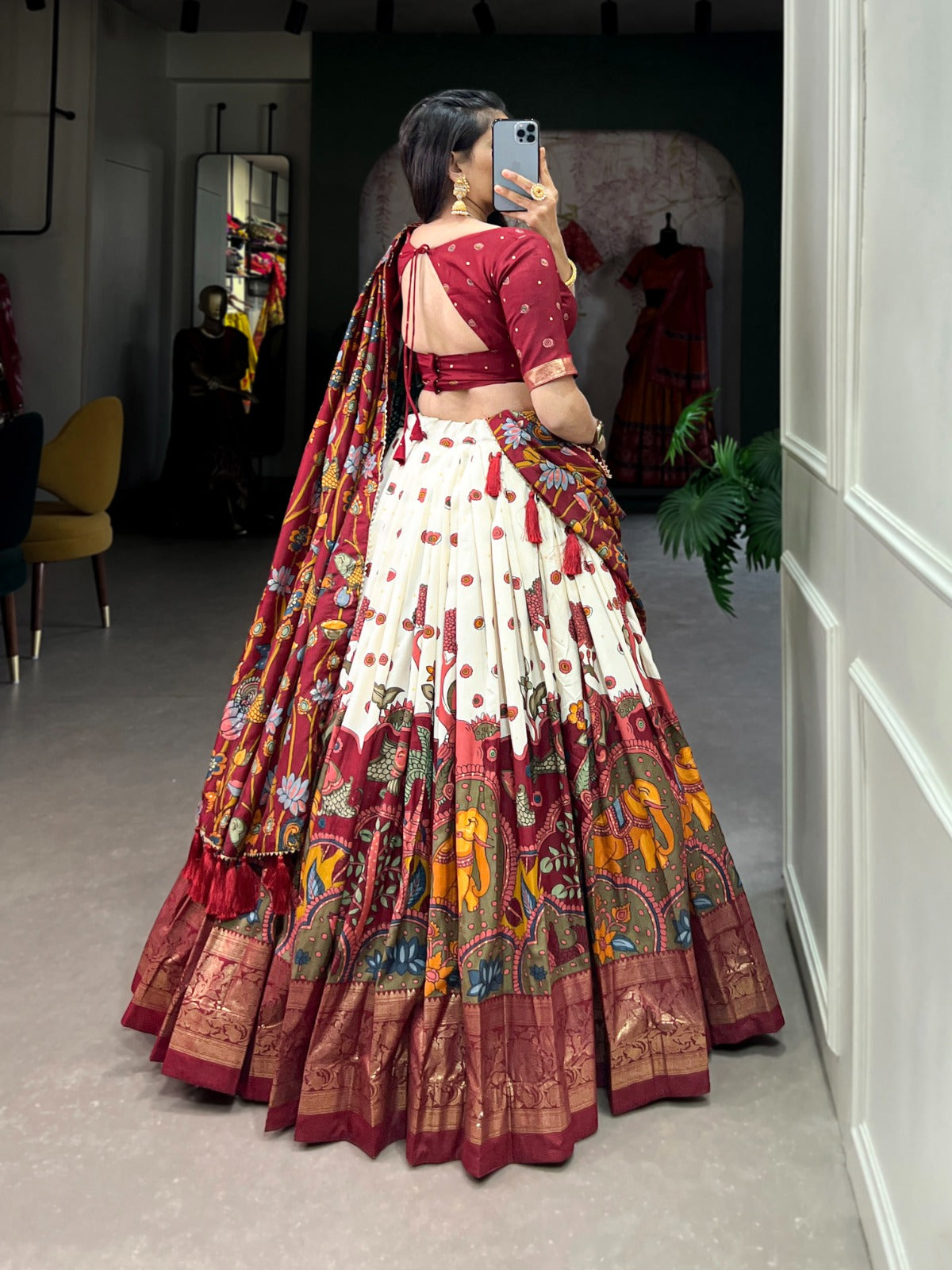 Kalamkari Print Lehengas