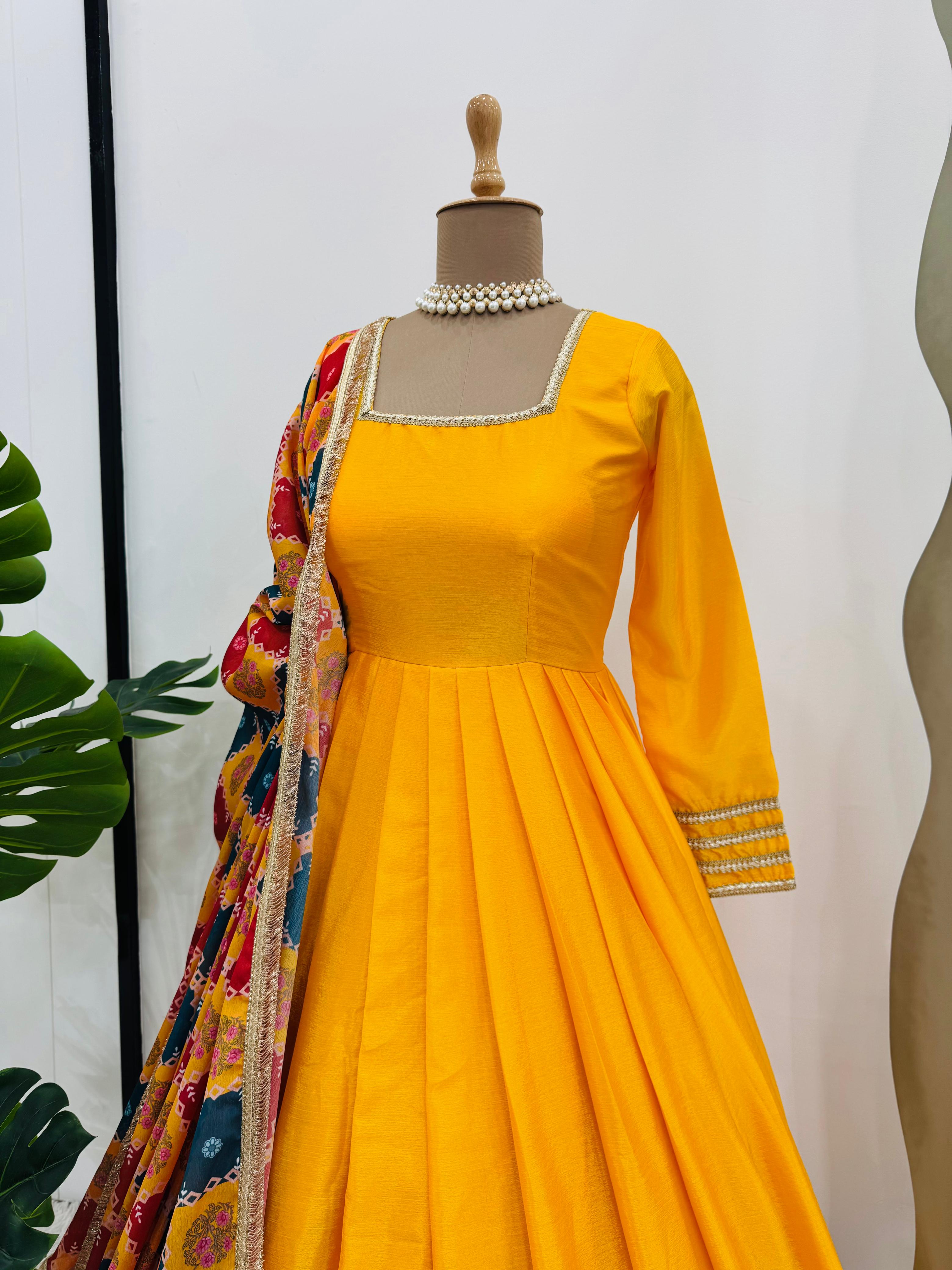 Haldi Special Dress