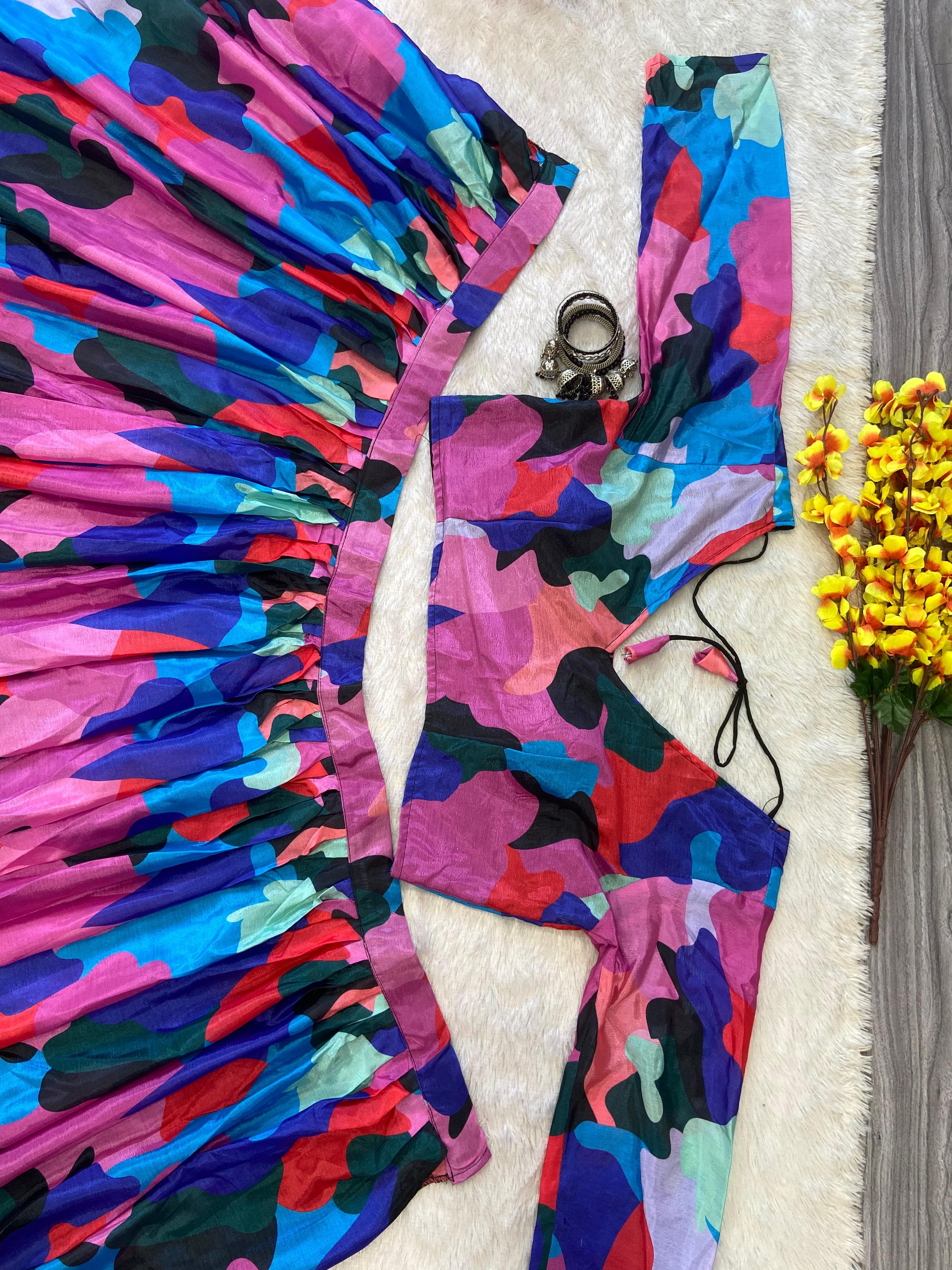 Multicoloured Lehenga