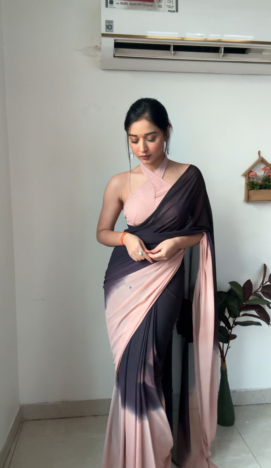 Beautiful Shaded Ready To Wear Saree 3