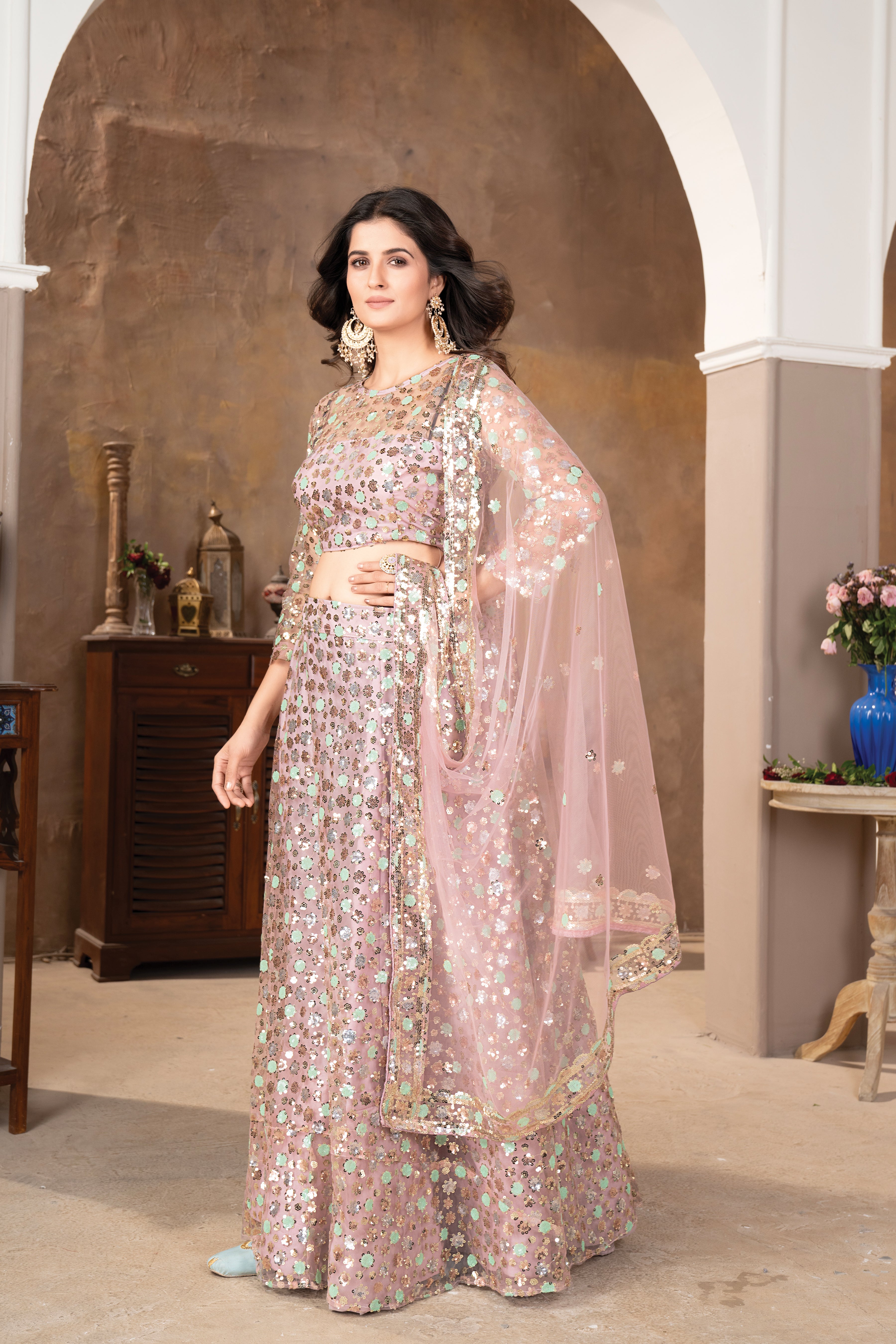 Onion Lehenga