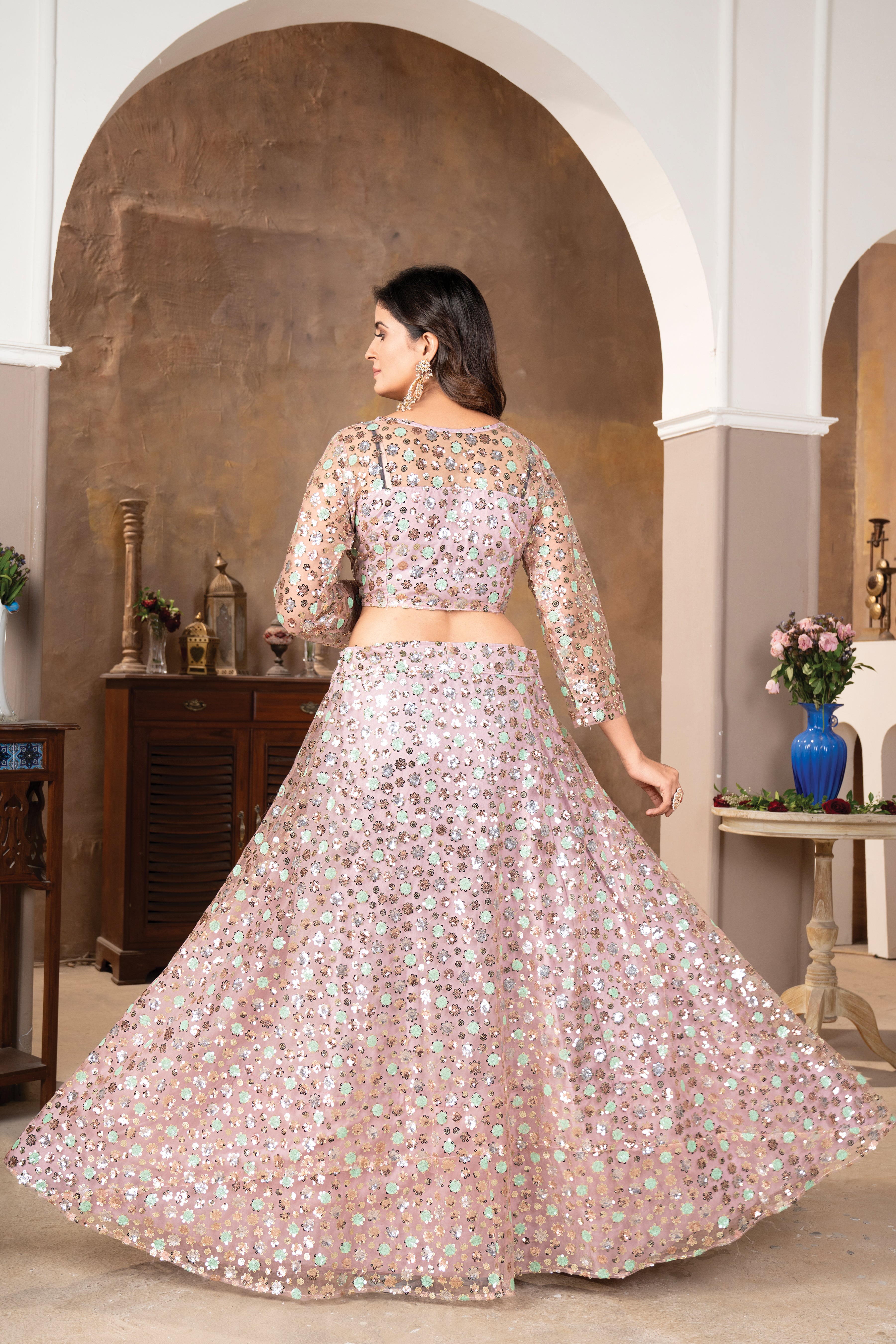 Onion Lehenga