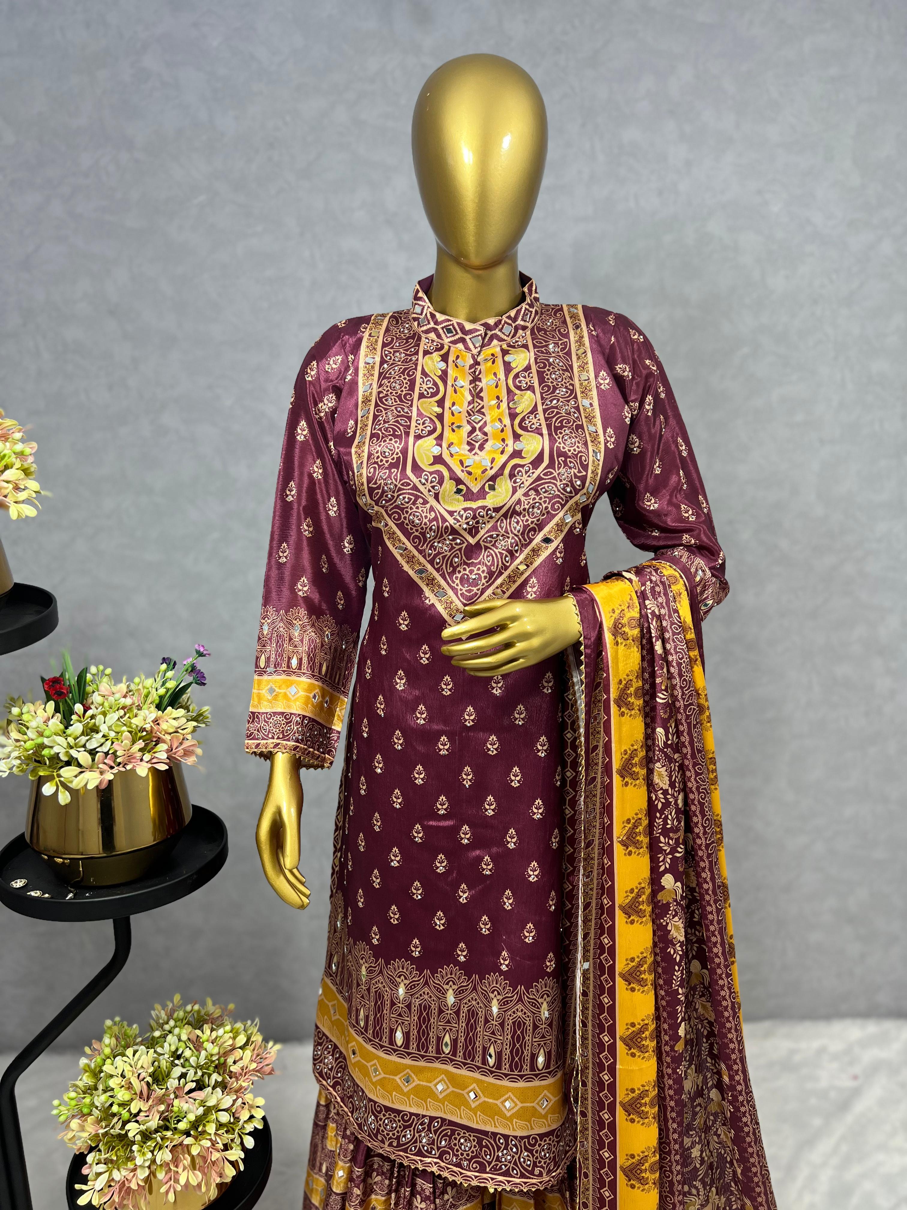 Party Wear Sharara Dress