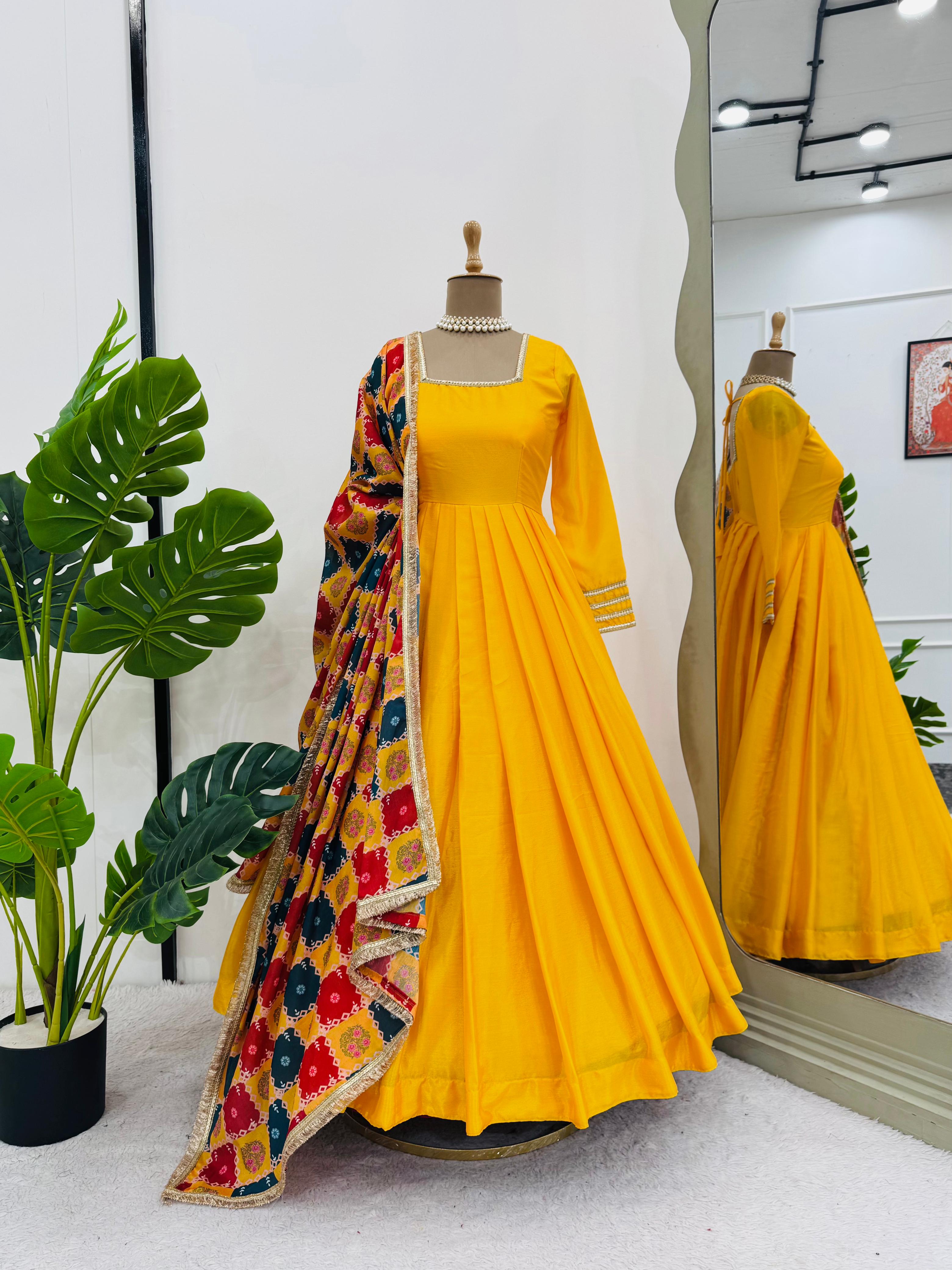 Haldi Special Dress