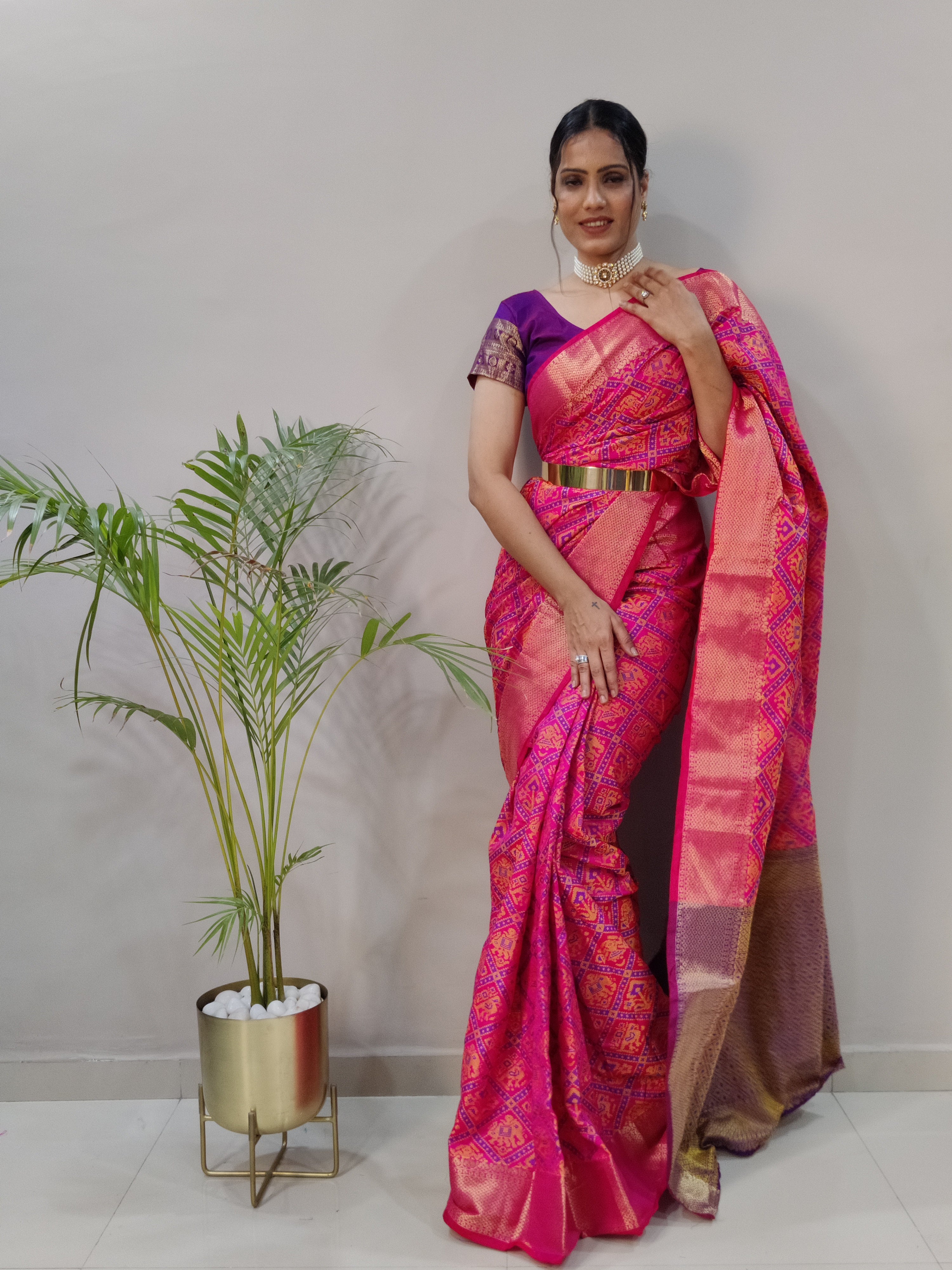 Banarasi Silk Ready To Wear Saree