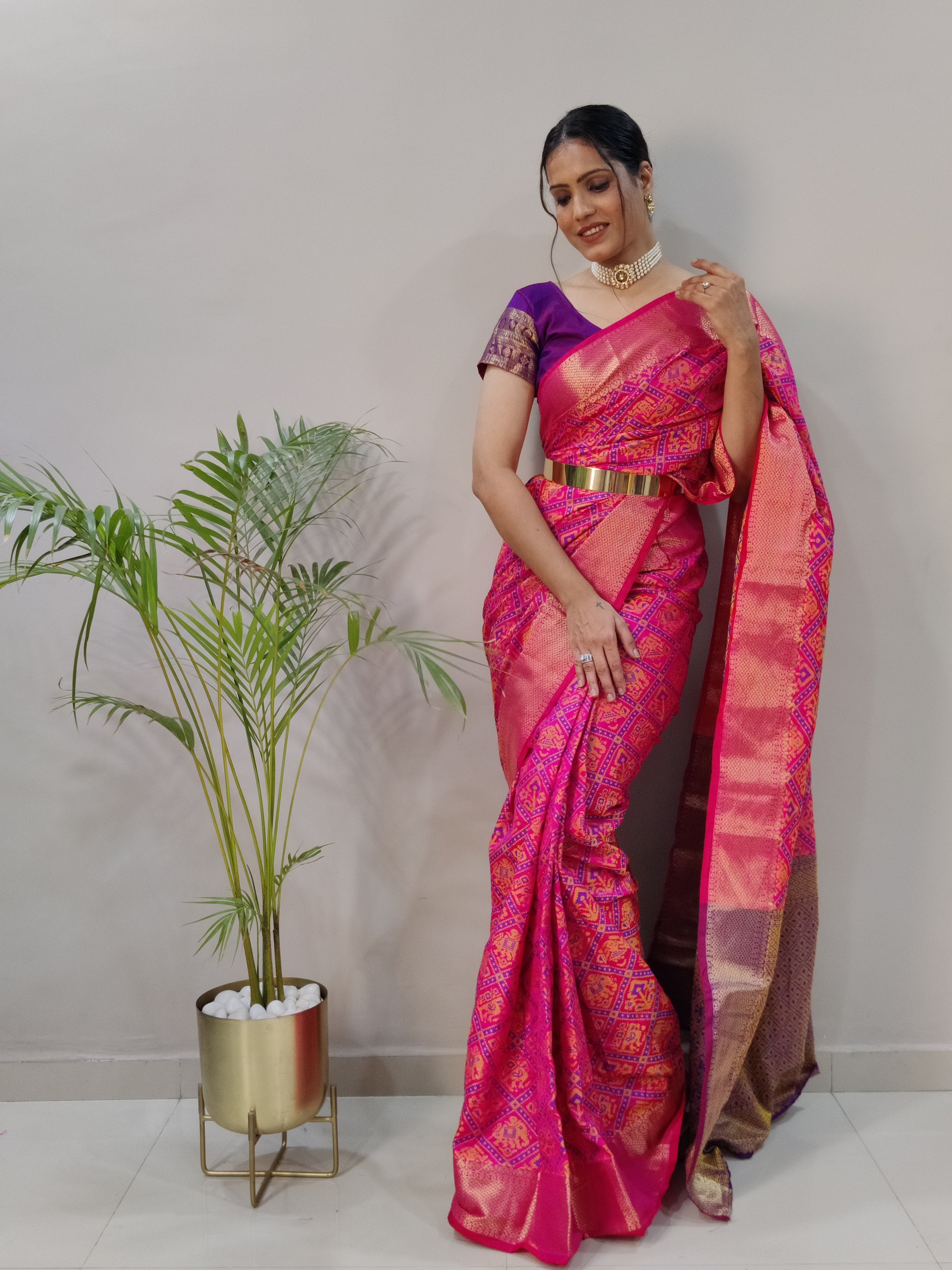 Banarasi Silk Ready To Wear Saree