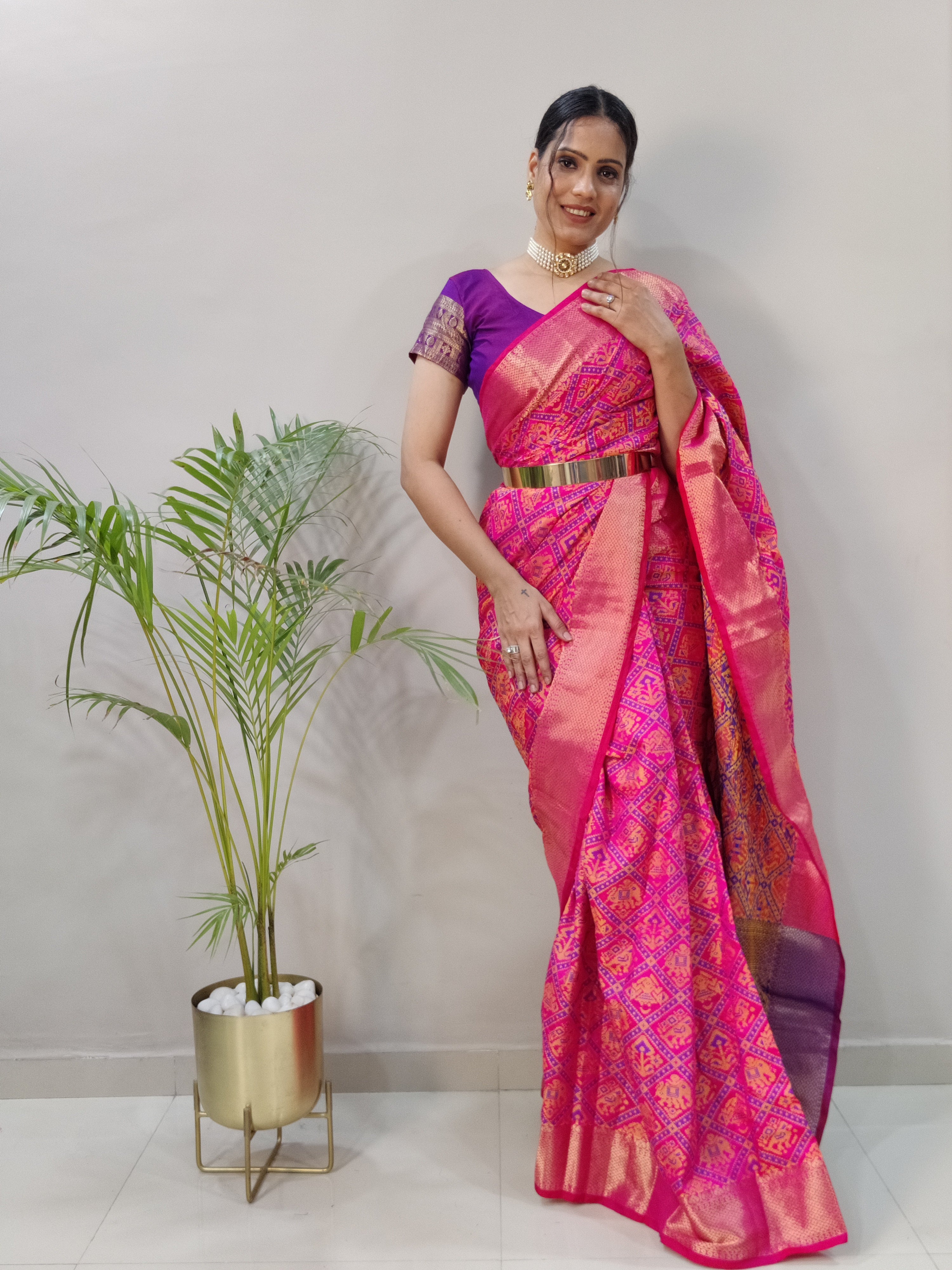 Banarasi Silk Ready To Wear Saree