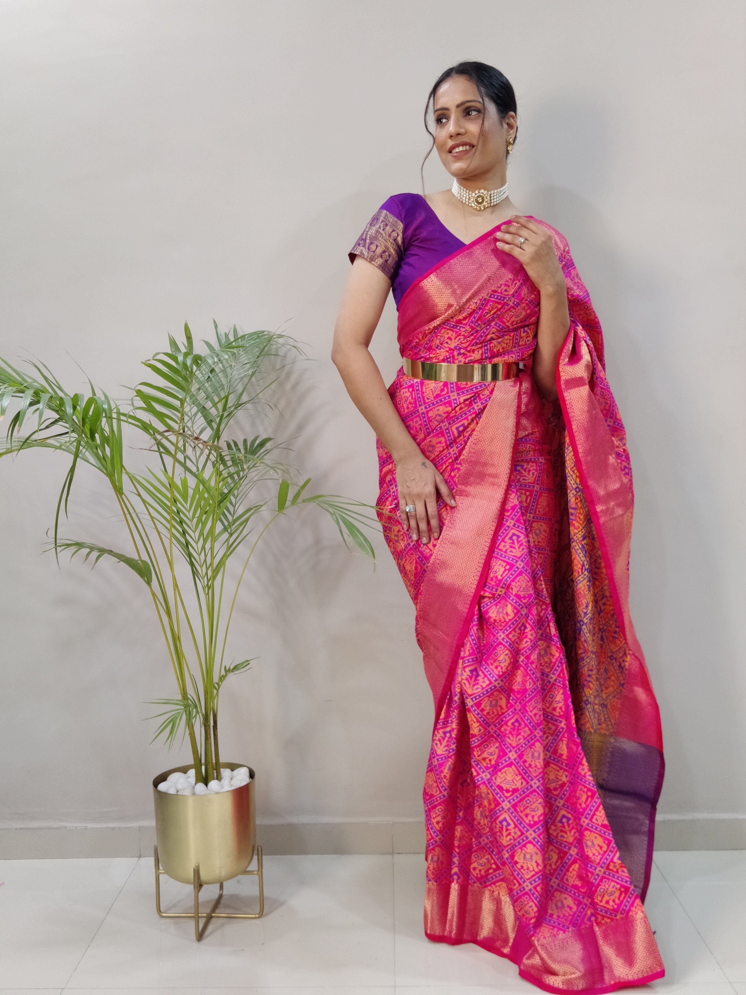 Banarasi Silk Ready To Wear Saree