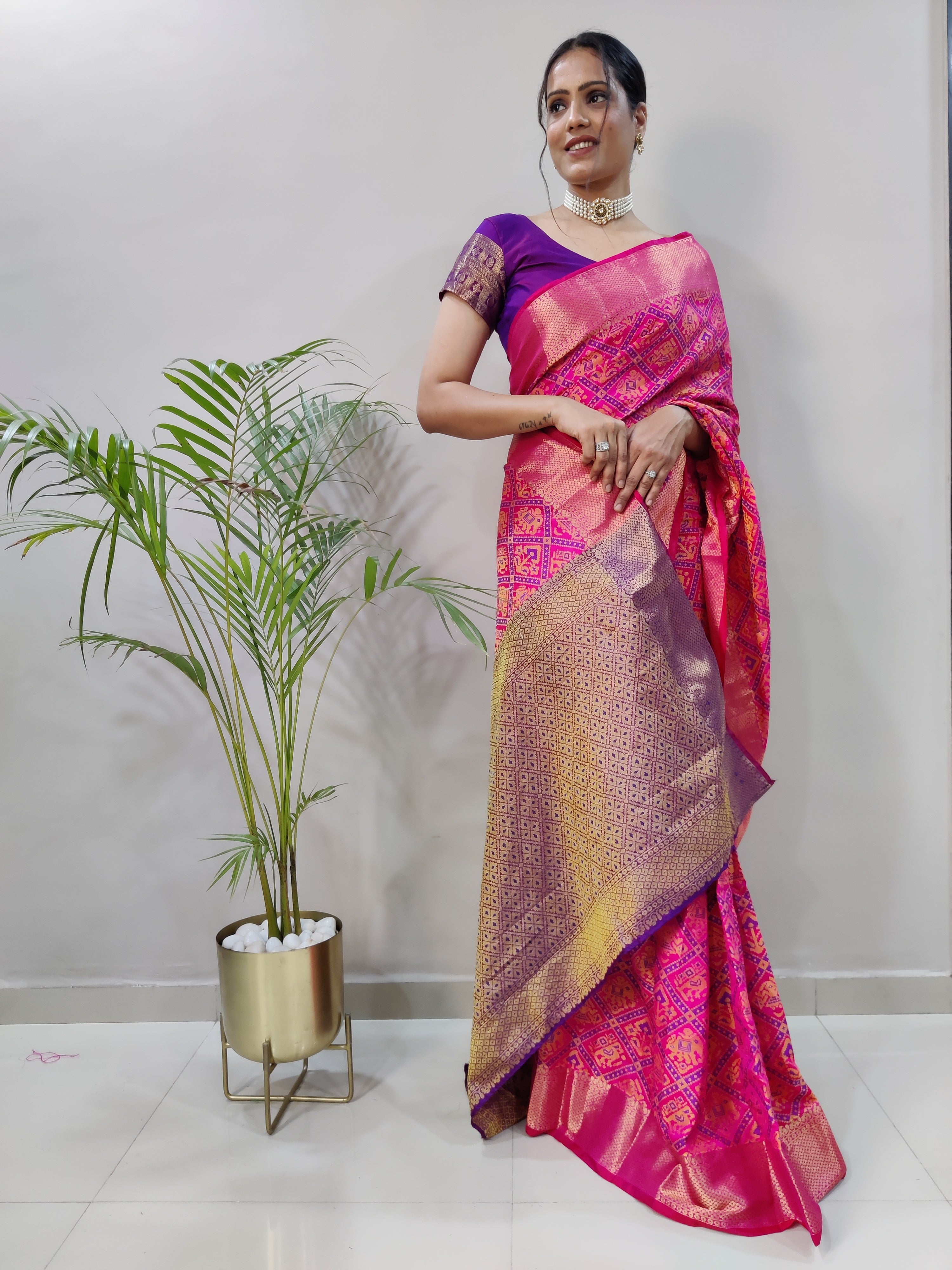 Banarasi Silk Ready To Wear Saree