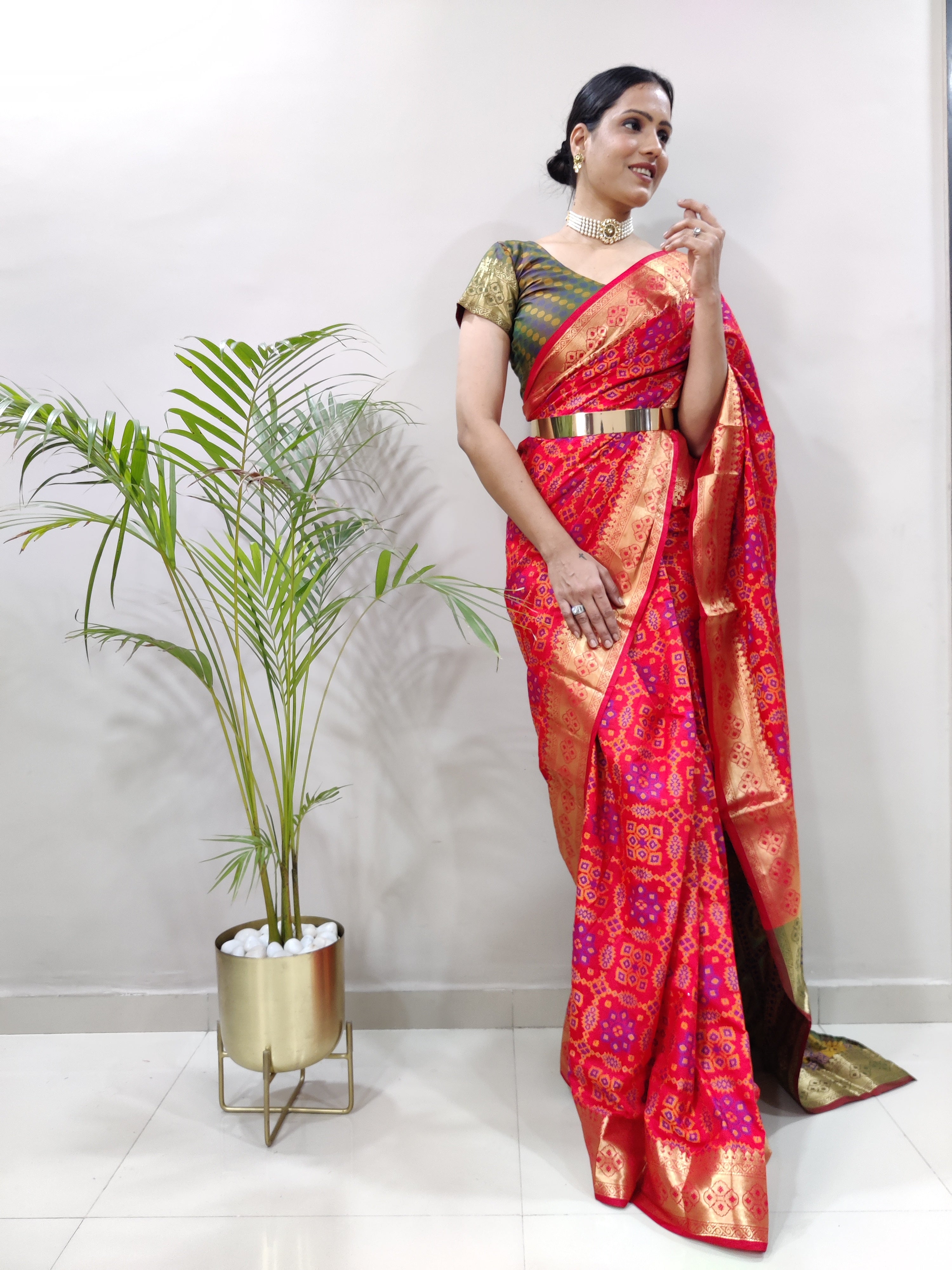 Banarasi Silk Ready To Wear Saree